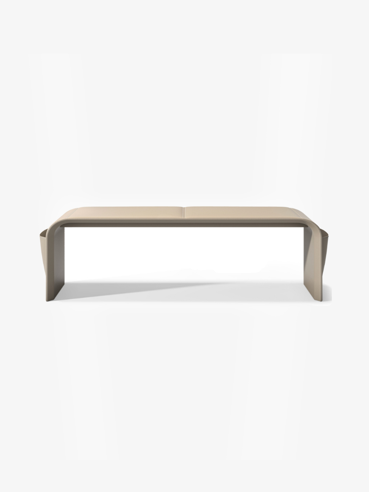 ARC Saddle Leather End-of-Bed Bench