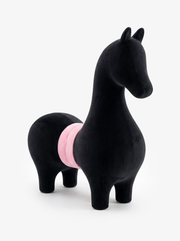 NOIR Horse Velvet Ride-On Stool