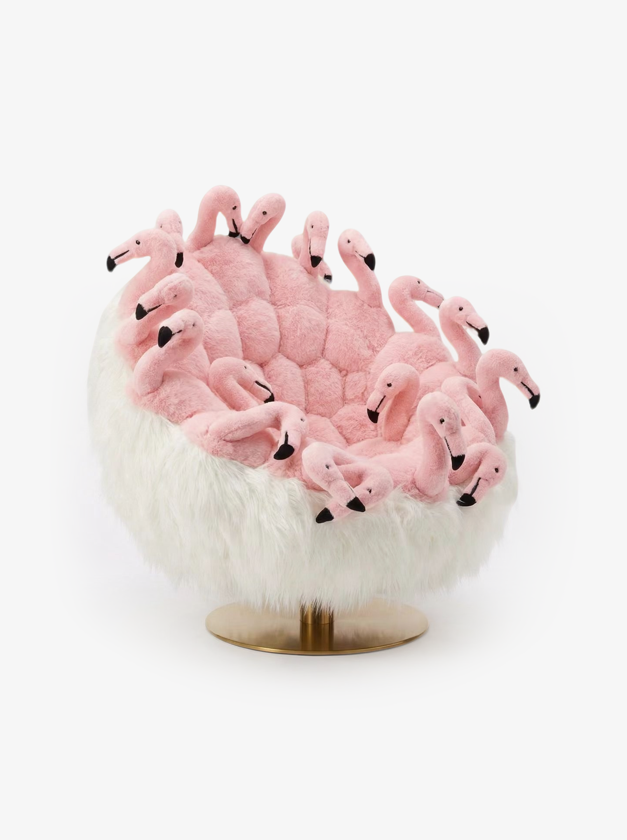 FLORA Flamingo Swivel Lounge Chair