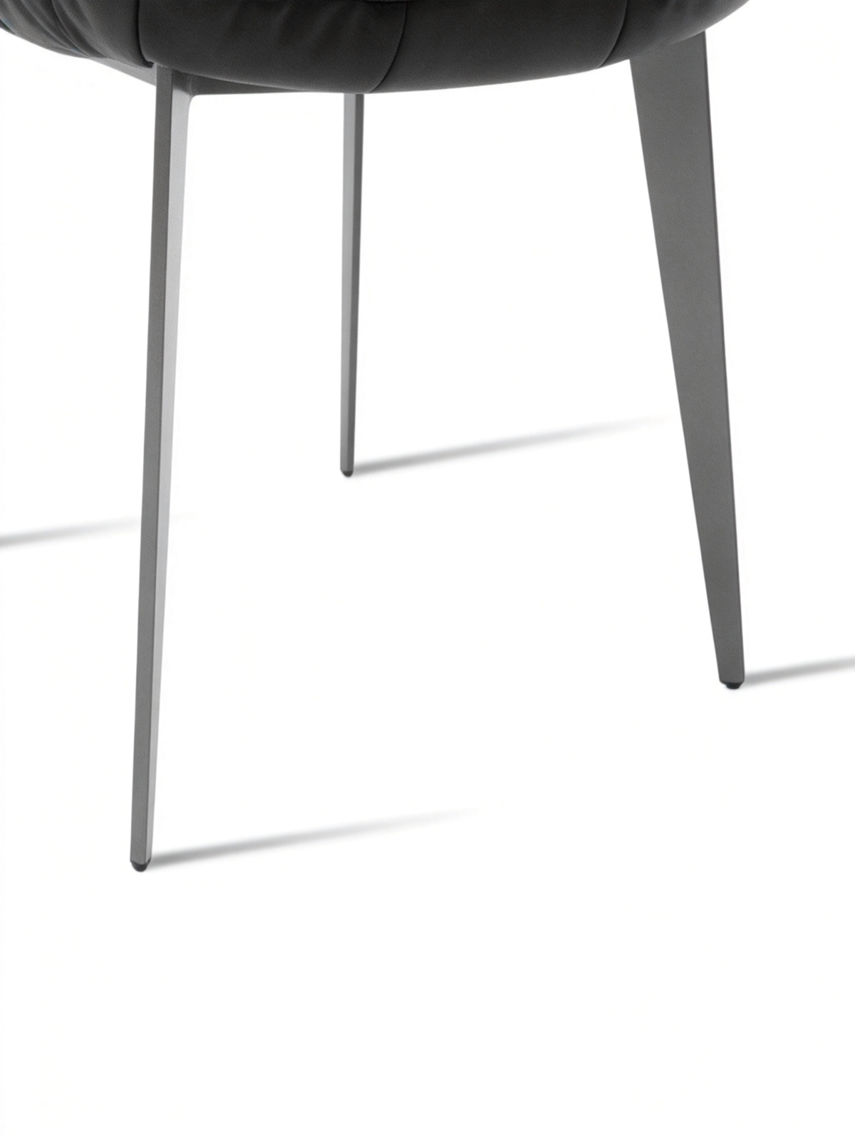 PODIA Dining Chair with Black Titanium Frame