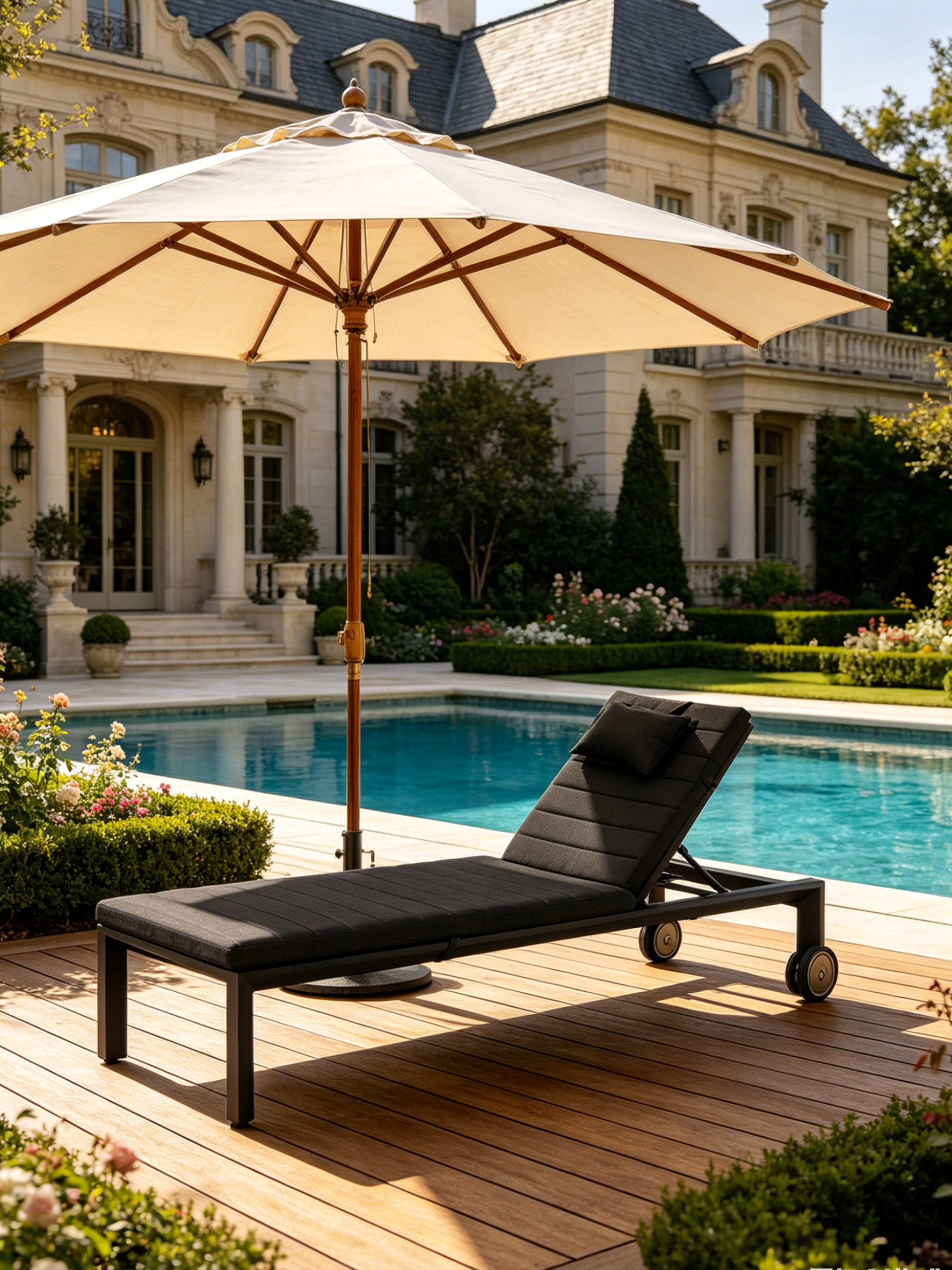 AURA Outdoor Aluminium Sun Lounger