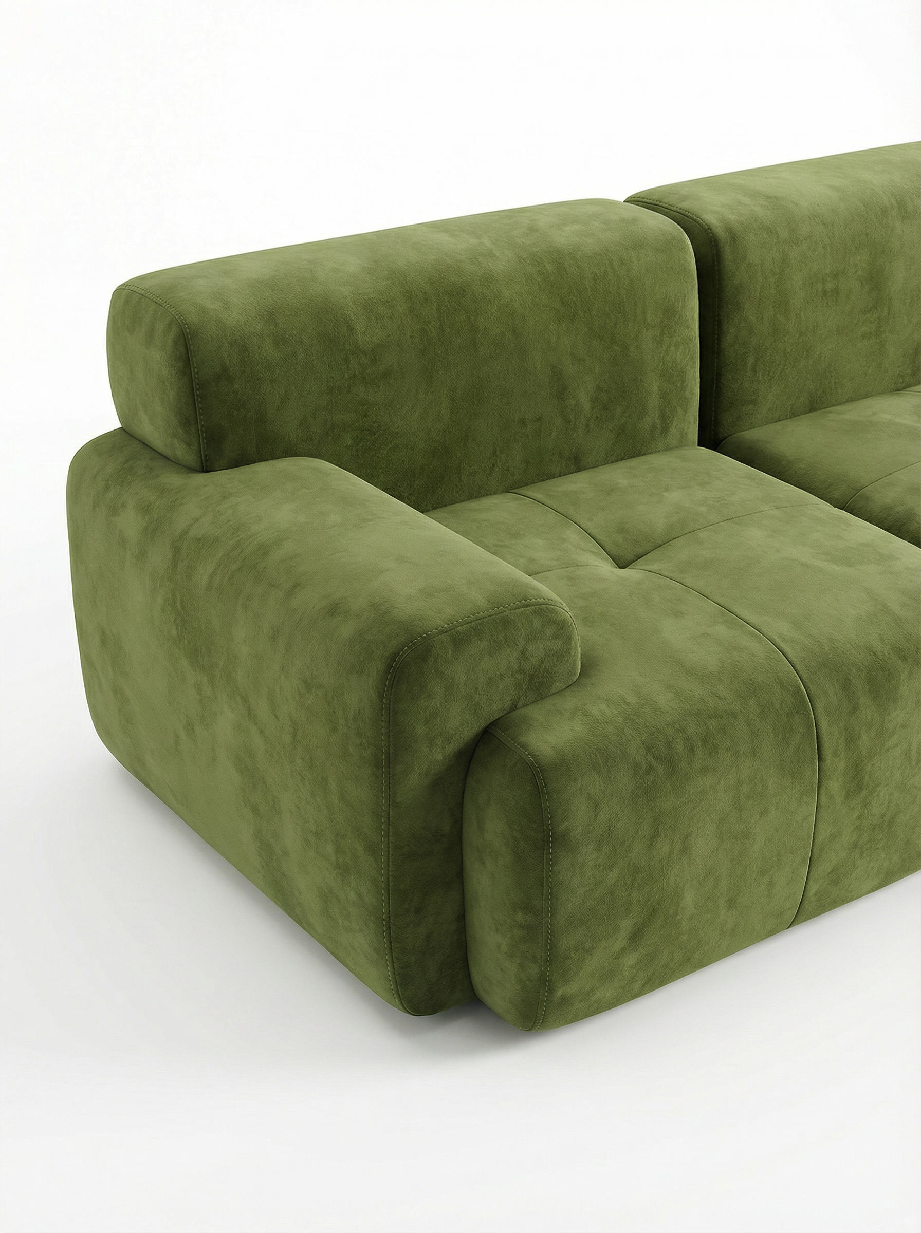 MOSS 4-Seater Modular Sectional Sofa with Ottoman