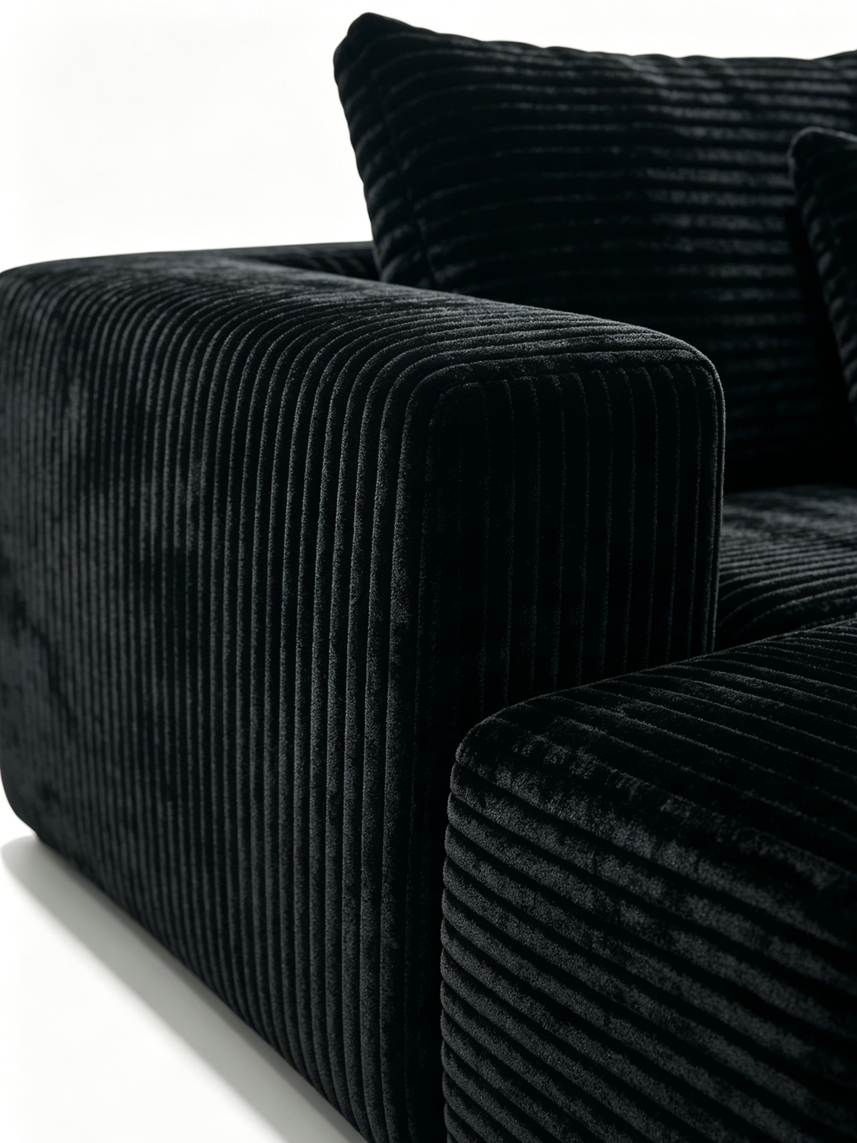 Nest Italian Contemporary Velvet U-Shape Sofa