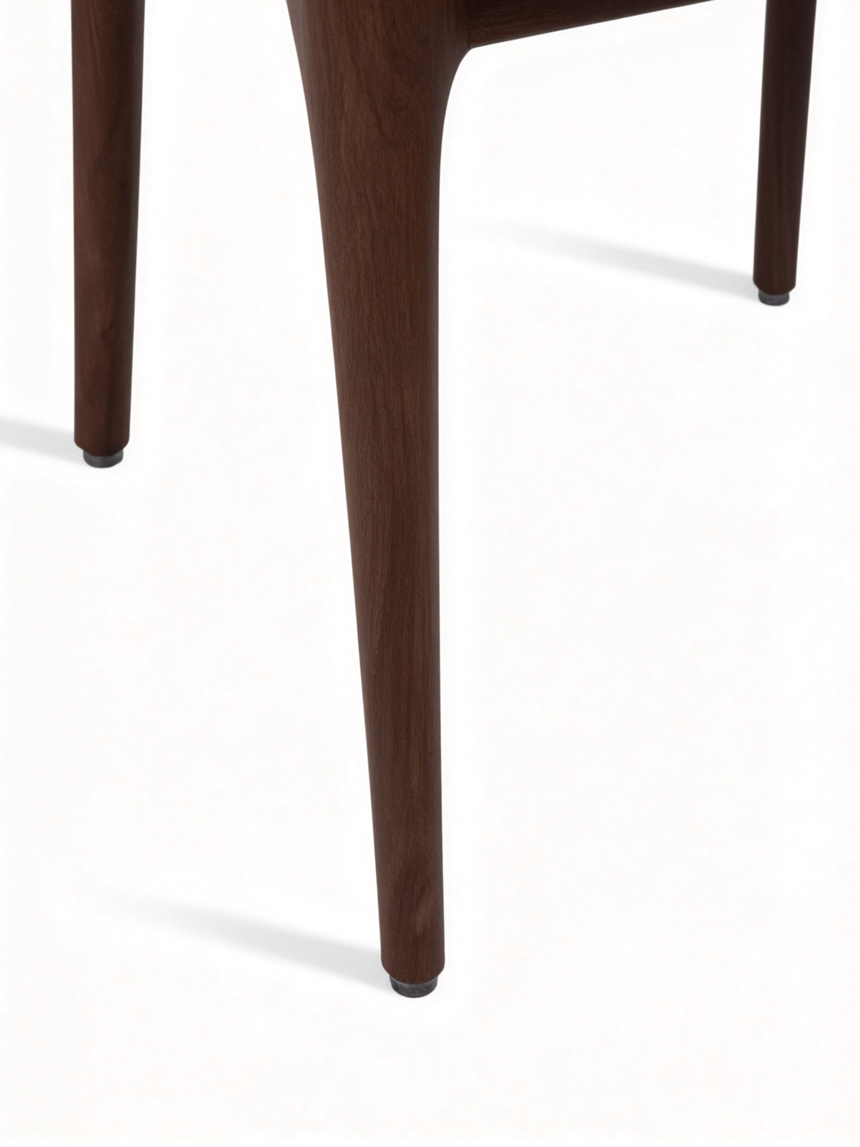 FINO Black Walnut Vegan Leather Dining Chair