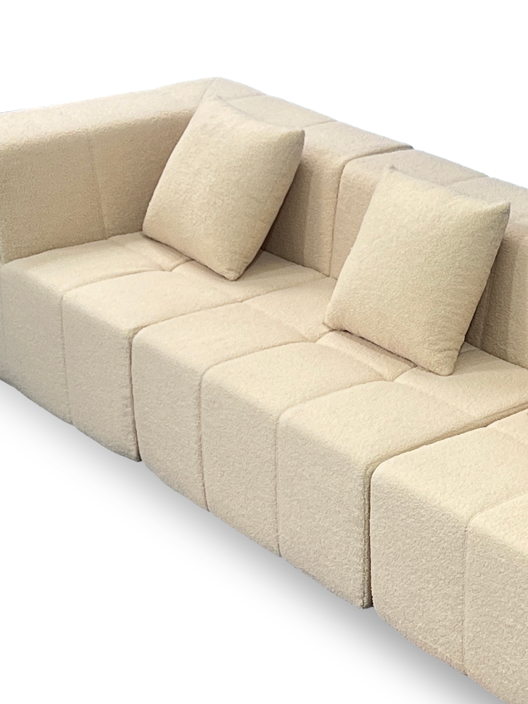 SOFT 4-Seater Self-Expanding Velvet Sofa