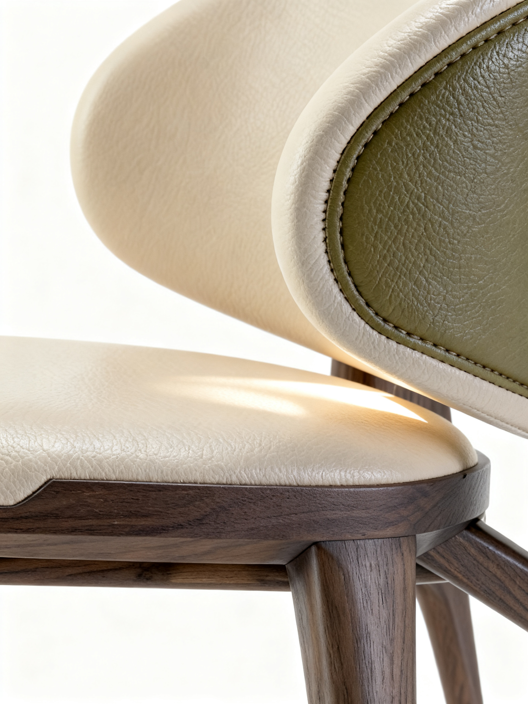 ELARA Genuine Leather Dining Chair