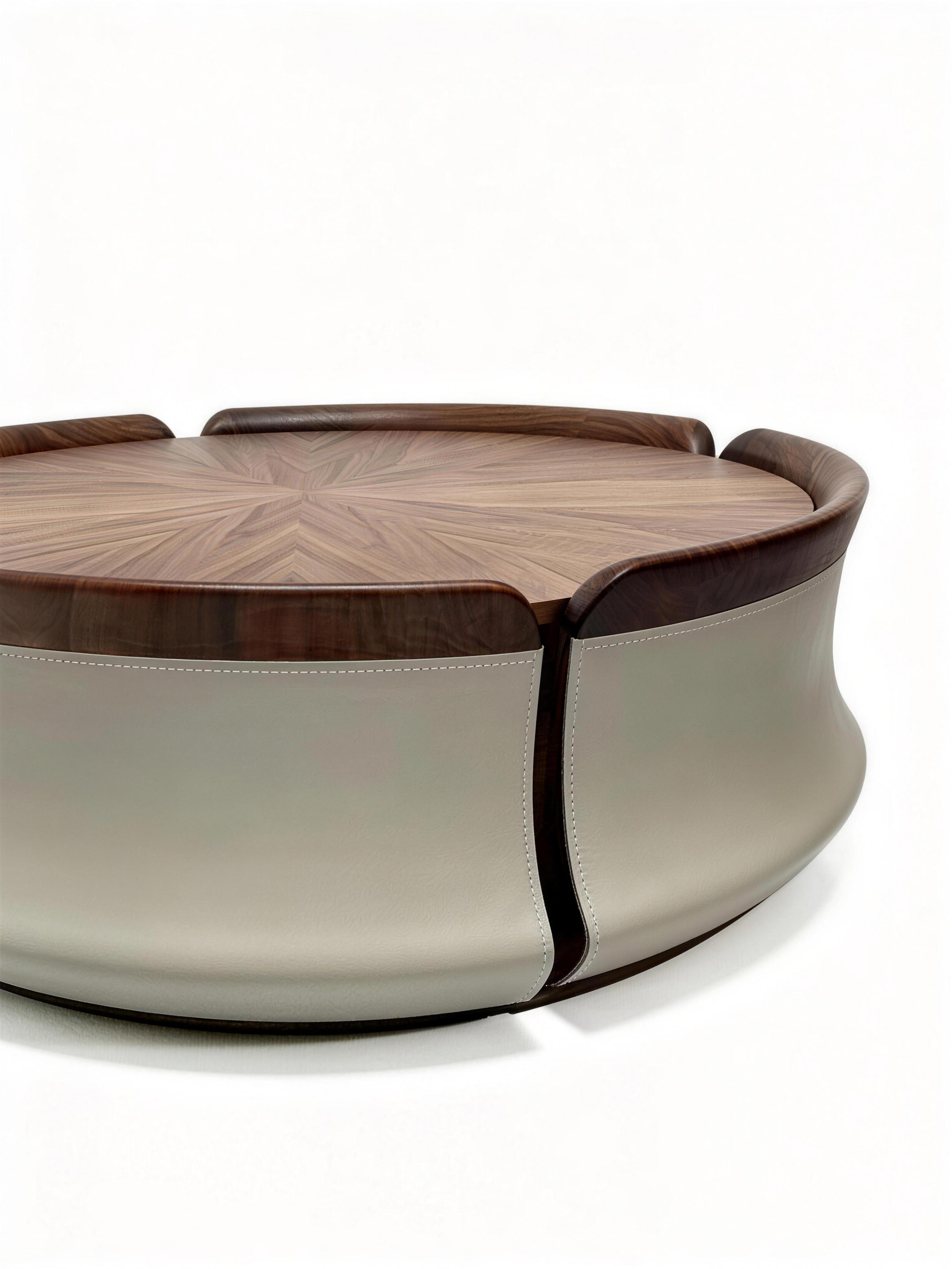 Casacade Walnut Elegance Coffee Table
