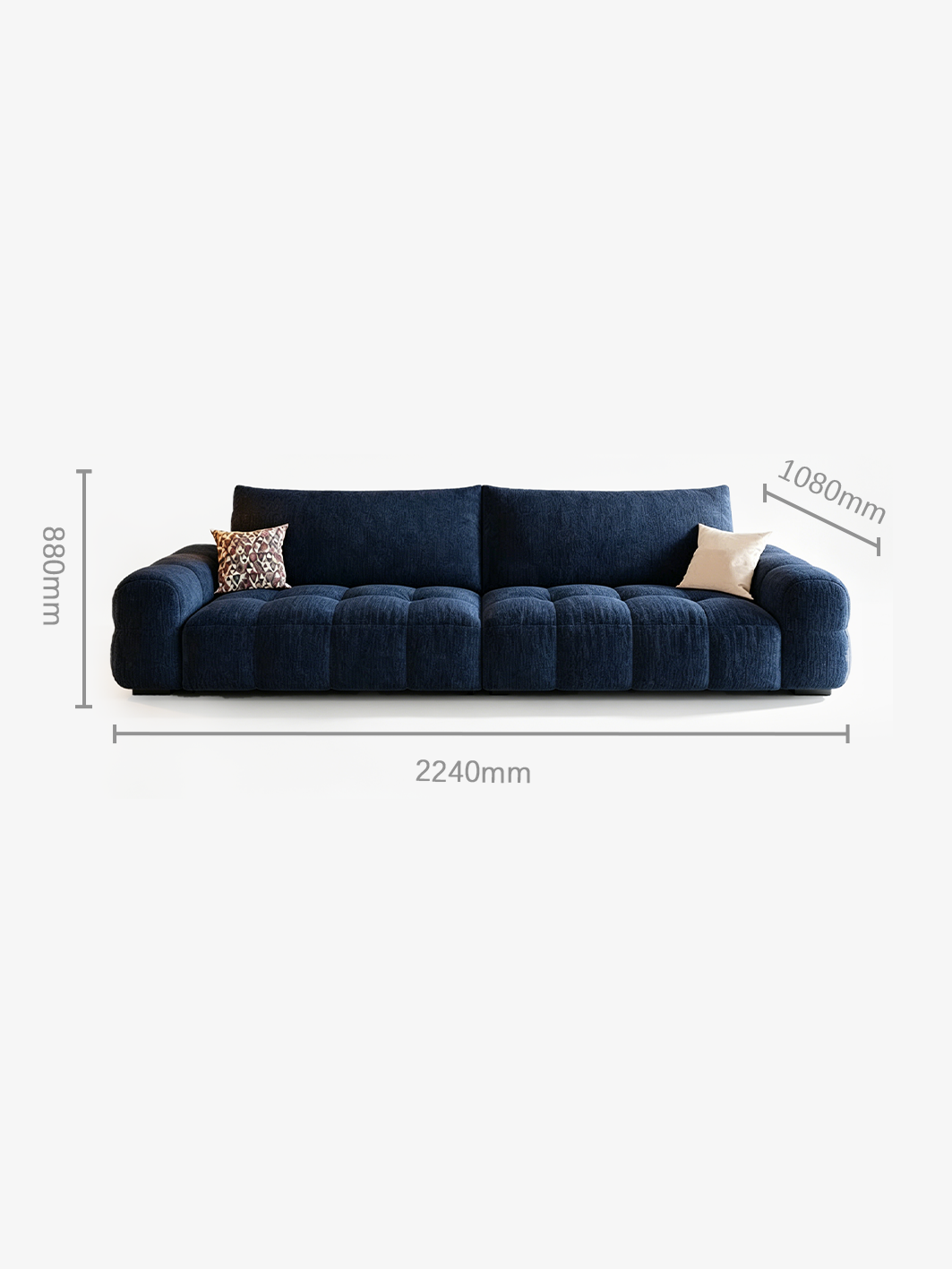 NOVA 3-Seater Smart Control Sofa Bed