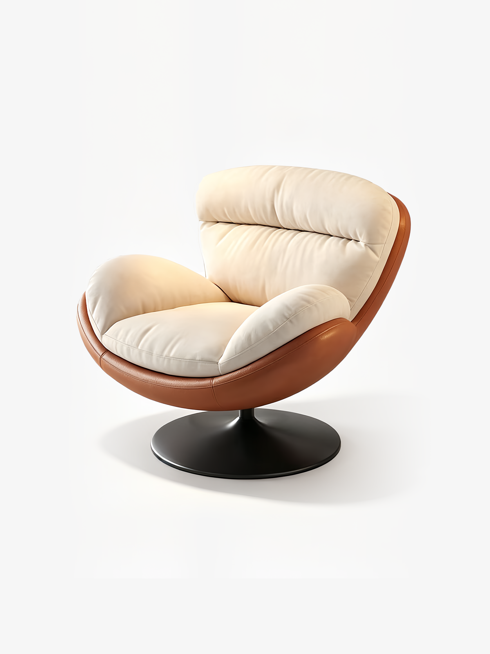 ORLA 360° Swivel Eggshell Lounge Chair