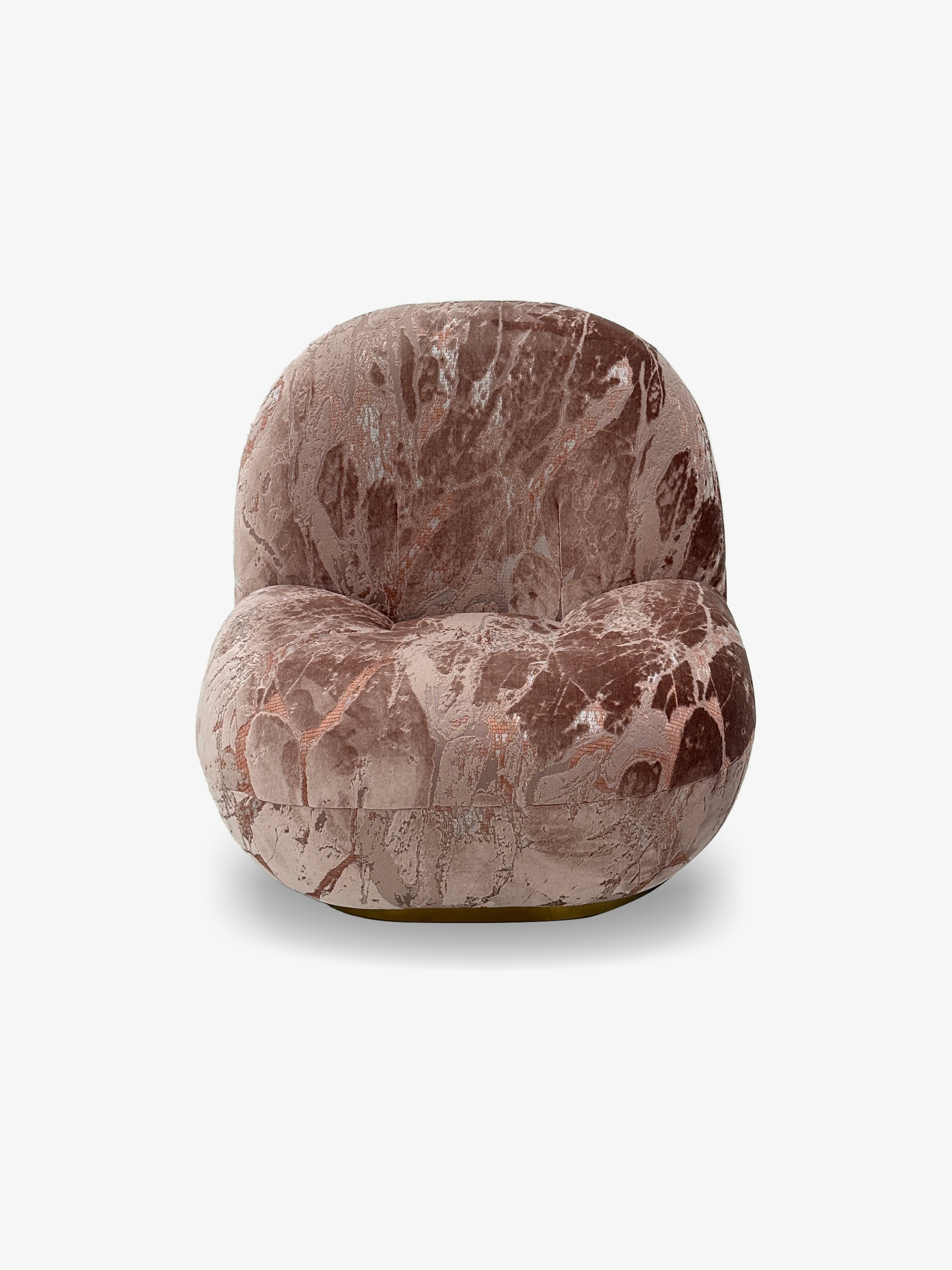 BOLLA Marble Velvet Lounge Chair