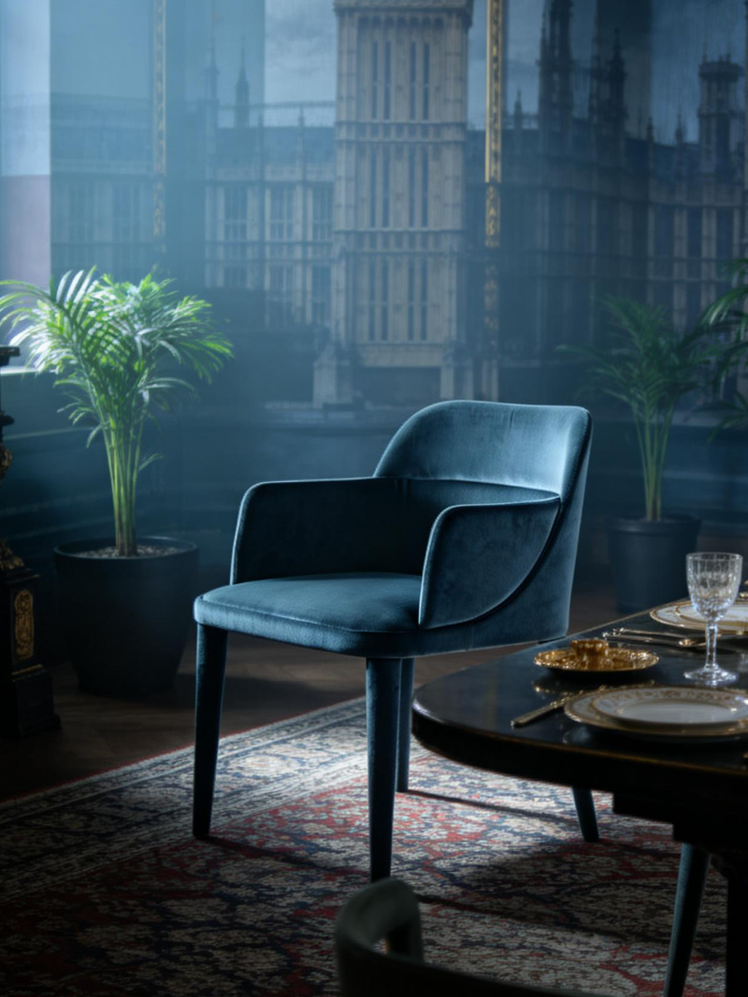 NEX Fabric Upholstered Dining Chair