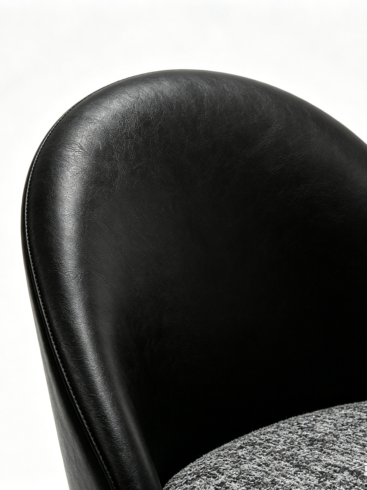 VEX Smoked Ash Upholstered Dining Chair