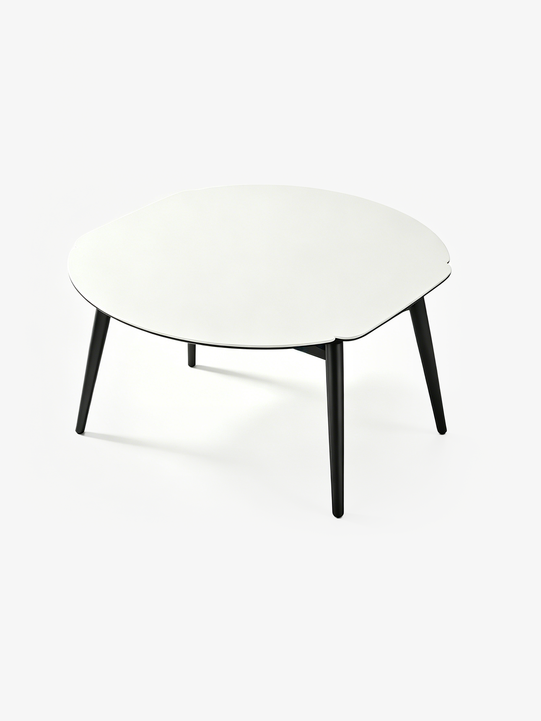 ORBIT Extendable White Sintered Stone Dining Table