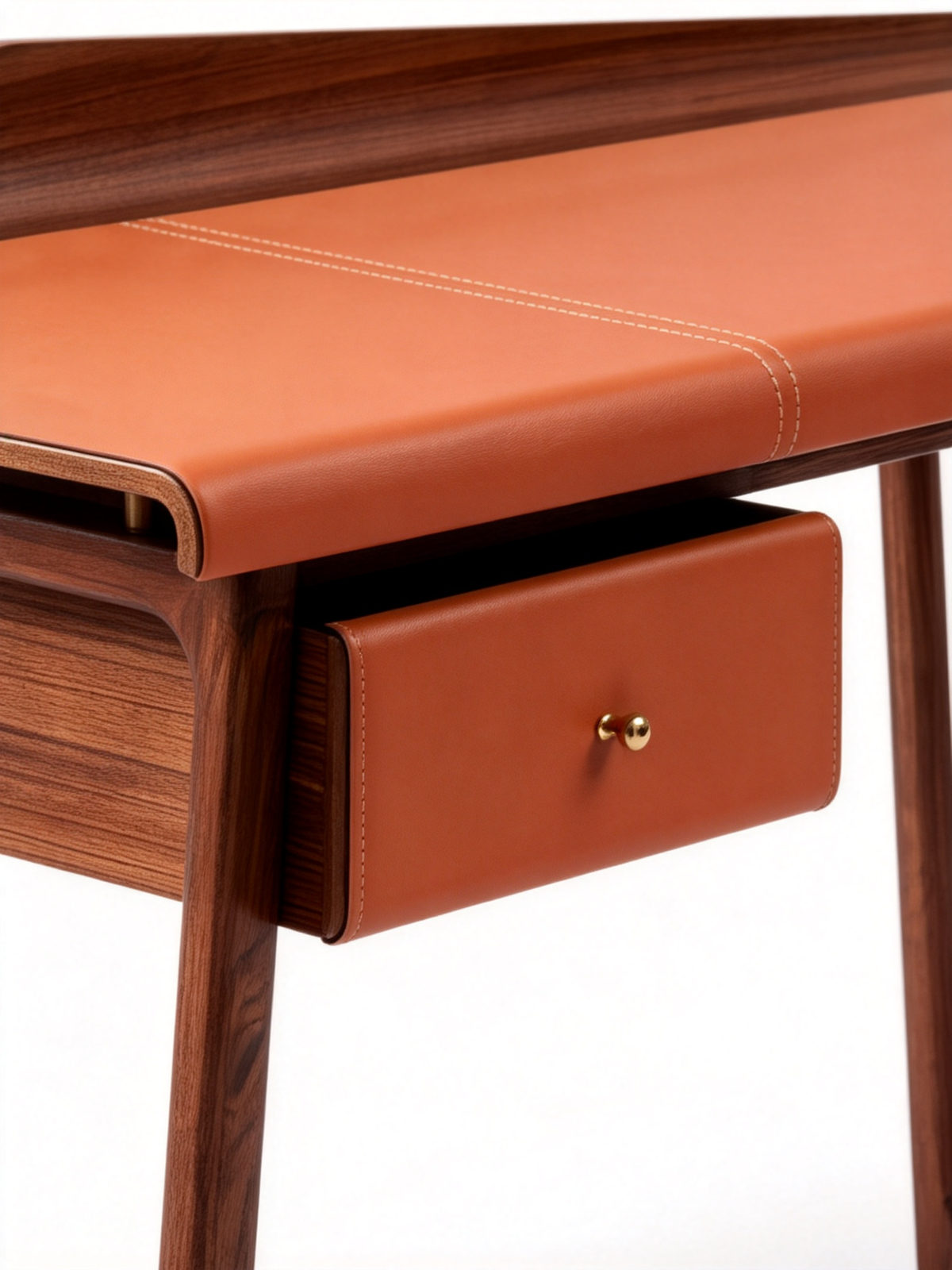 SIENA Saddle Leather Writing Desk & Dressing Table