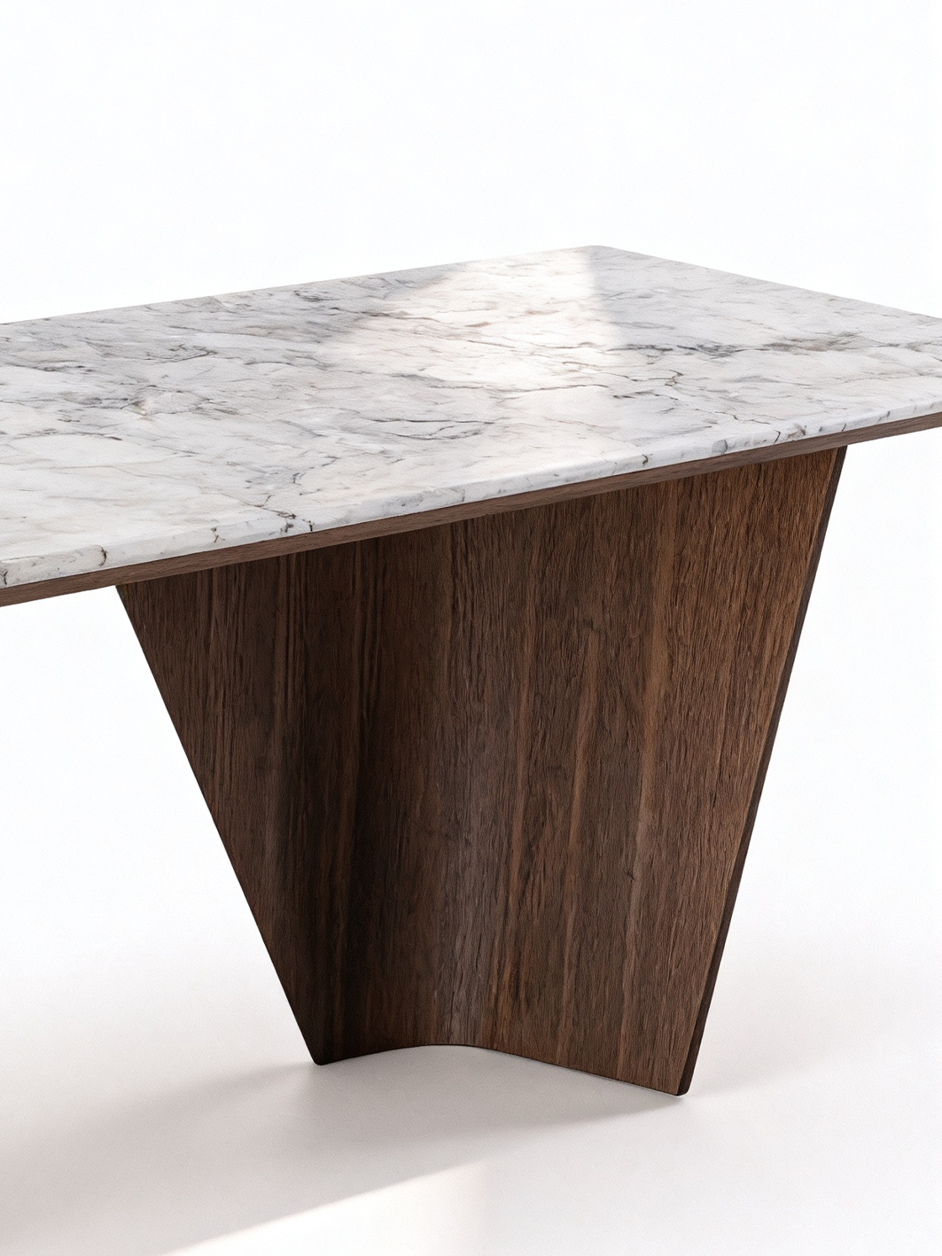 VALEN Blue Crystal Marble Dining Table