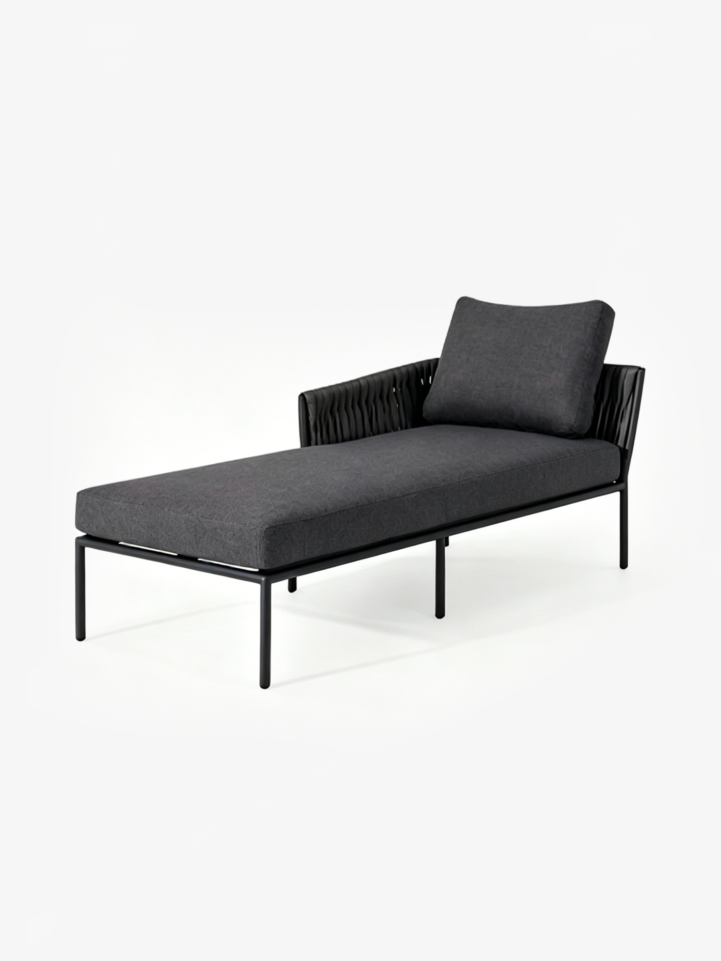 RIVA 3-Piece Modular Outdoor Chaise Lounge Set