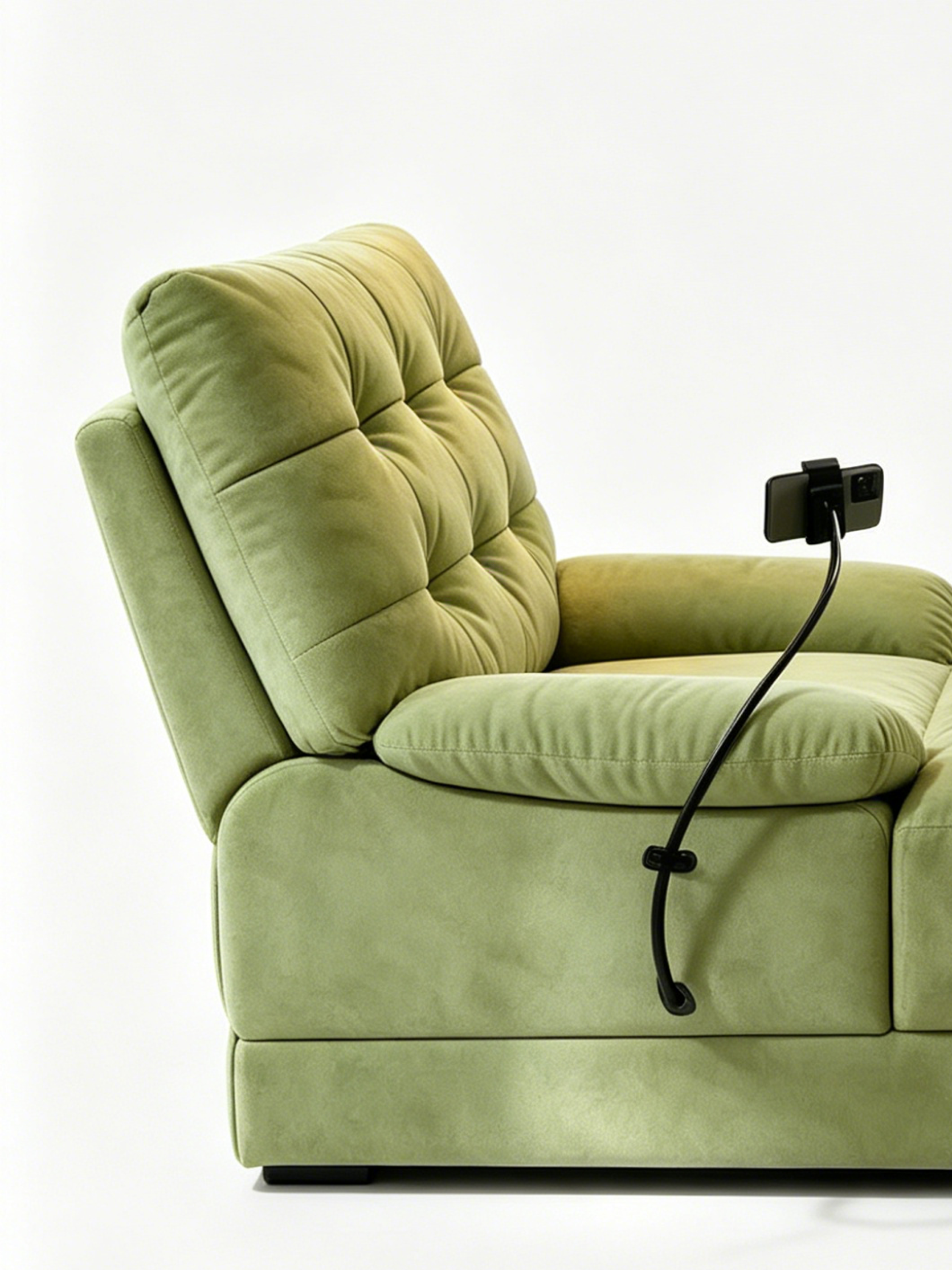 Plume Cloud-Quilted Reclining Chaise Longue
