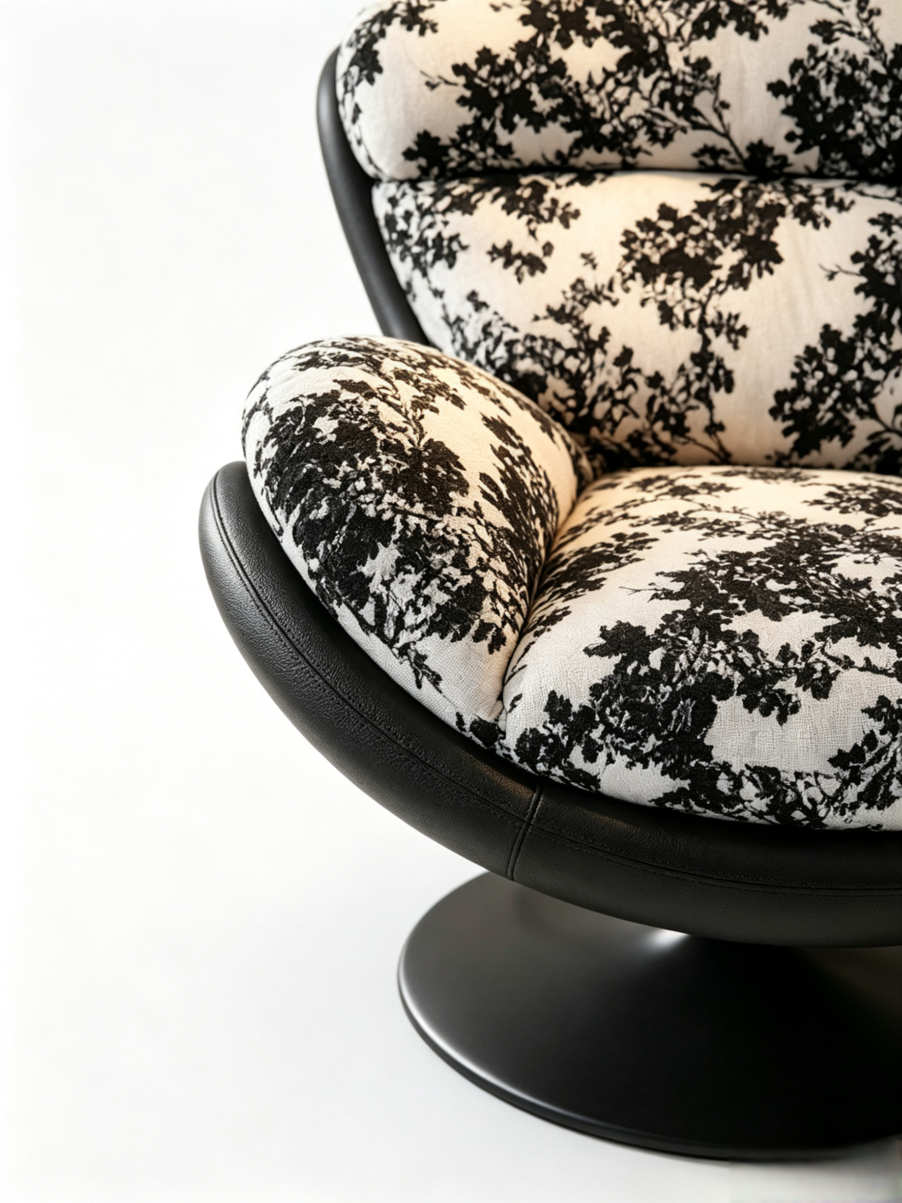 ORLA 360° Swivel Eggshell Lounge Chair
