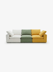 MOODS 4-Seater Colour-Block Modular Sofa