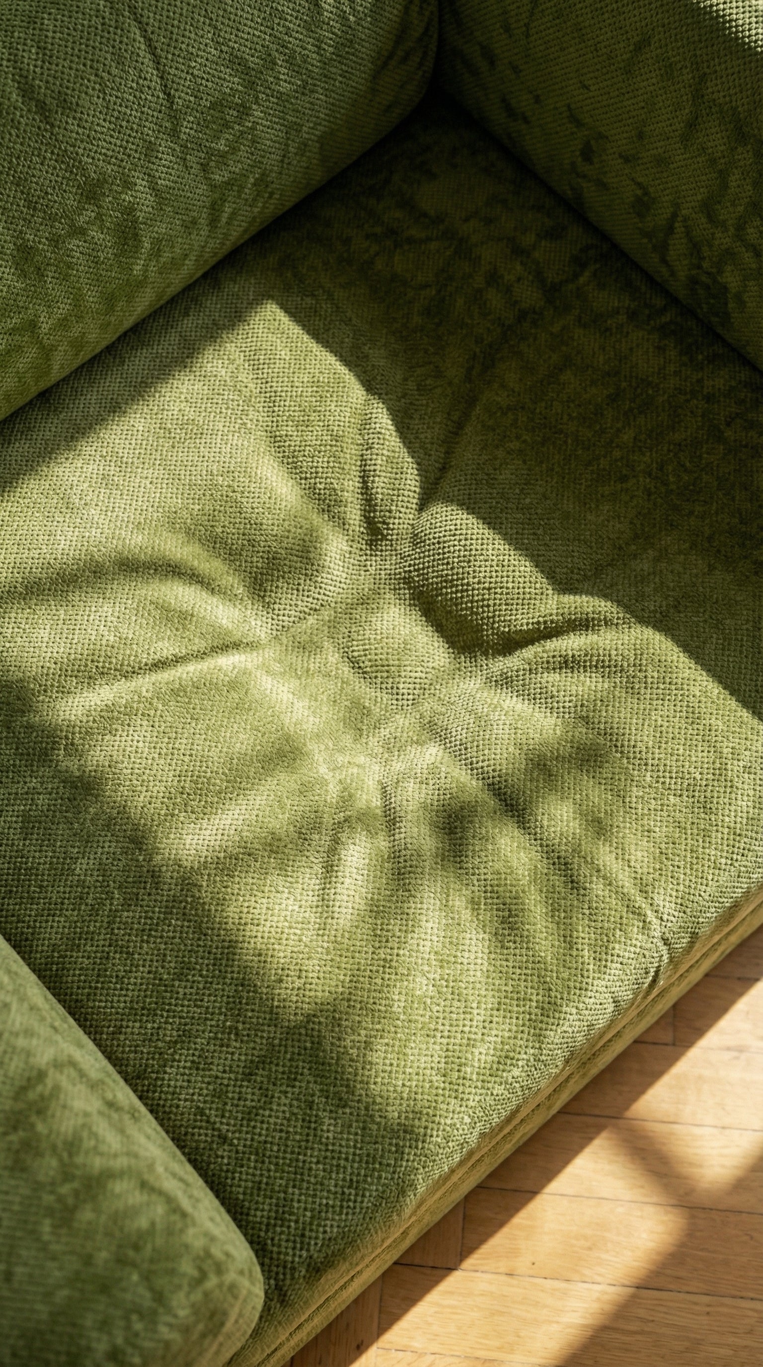 OLIVA Instant Bloom Olive Green 3-Seater  Sofa Bed