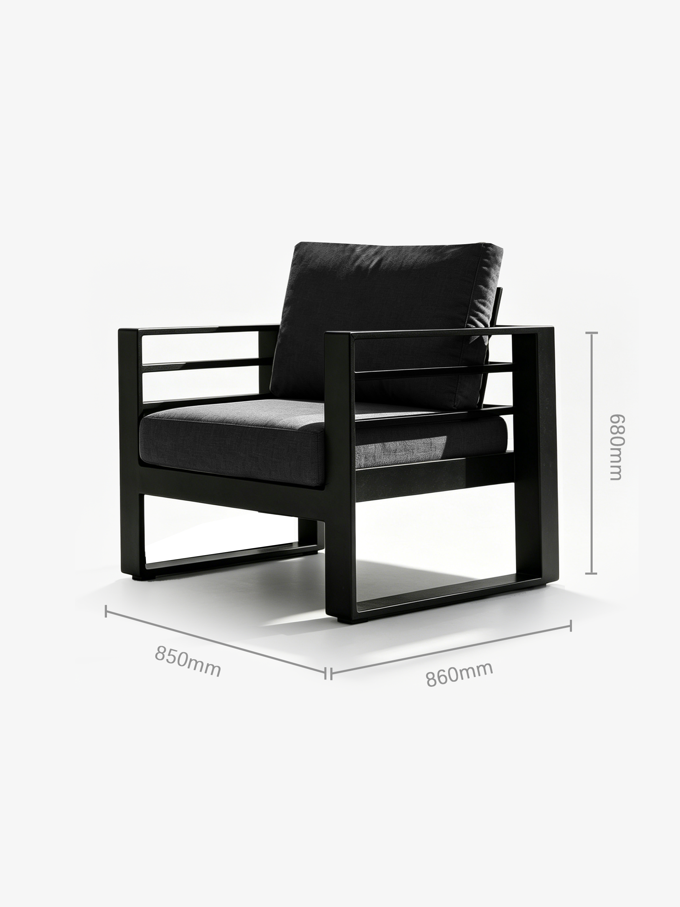 Forge Outdoor Sofa Set | 1+3 Seater with Coffee Table