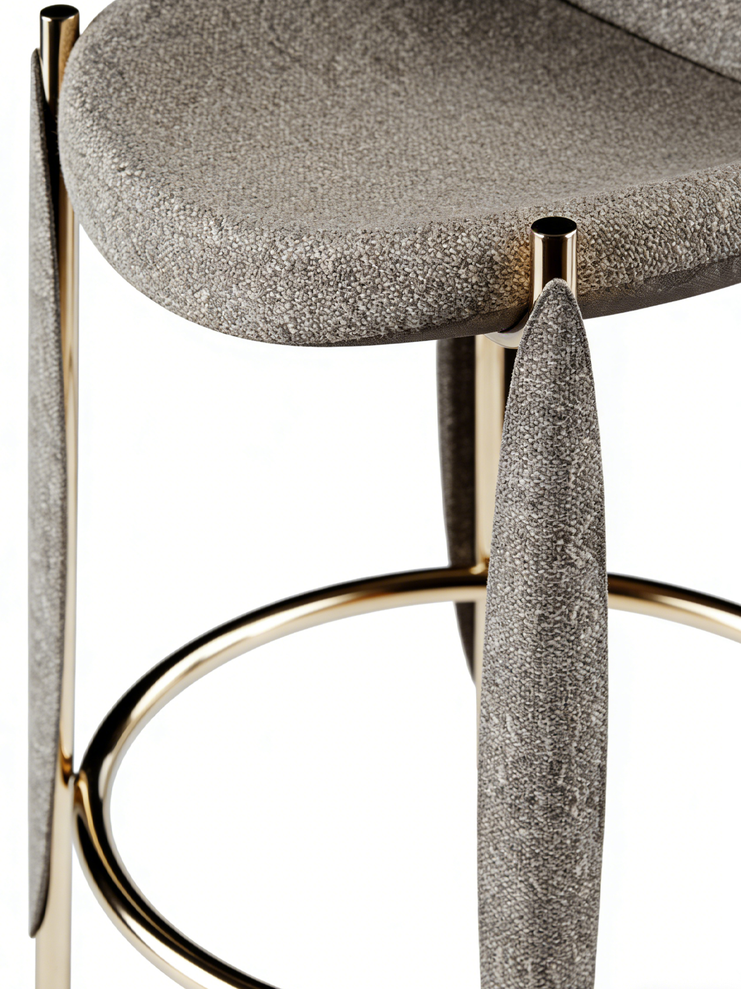 LIVIA Genuine Leather Bar Stool