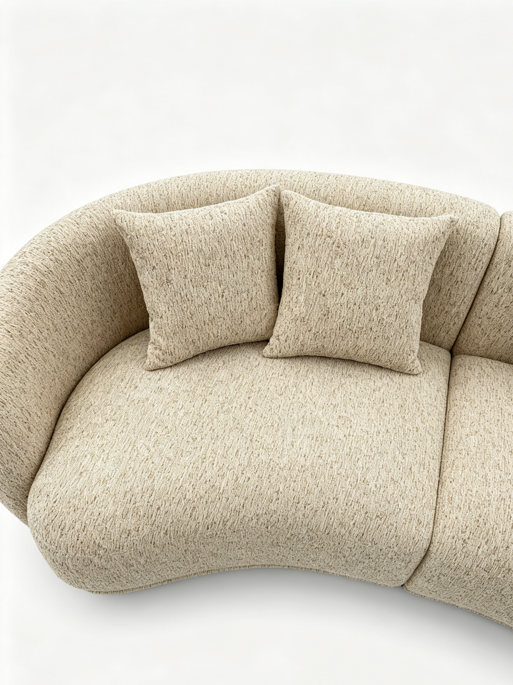 SABBIA 4-Seater Curved Sofa