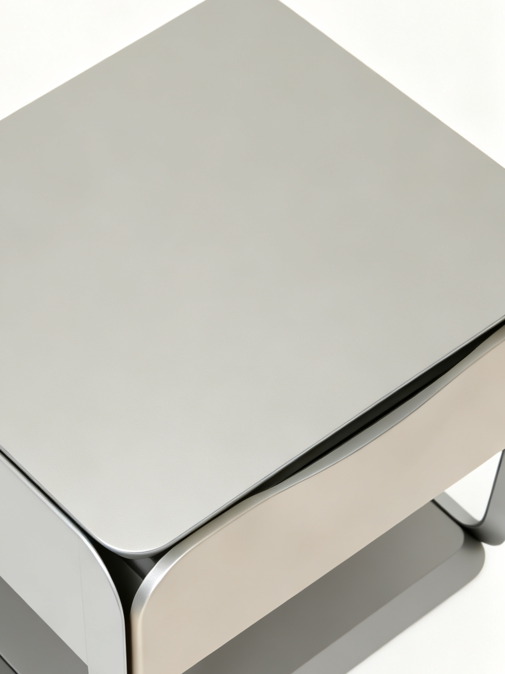 LYRA Stainless Steel Bedside Table
