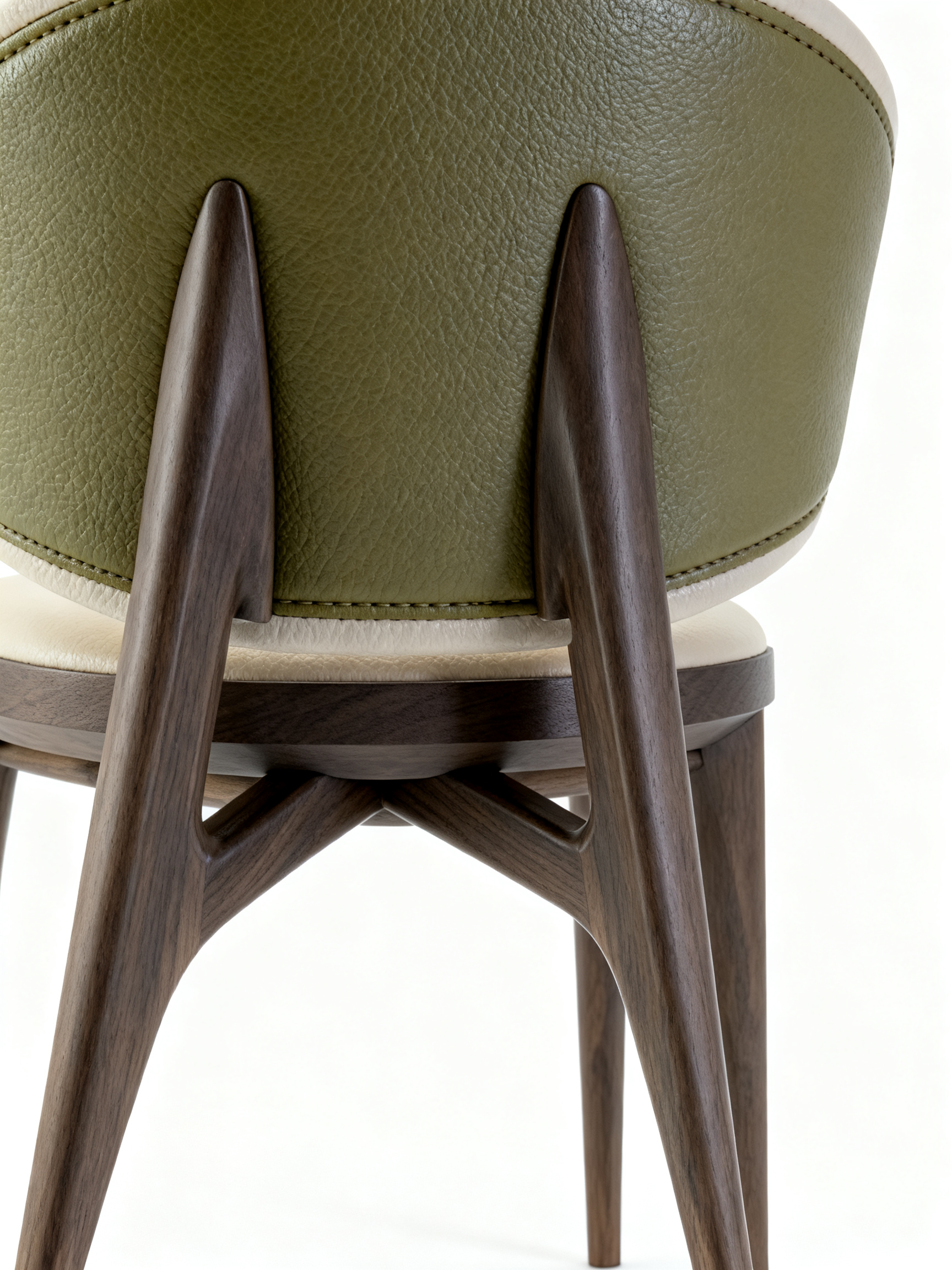ELARA Genuine Leather Dining Chair