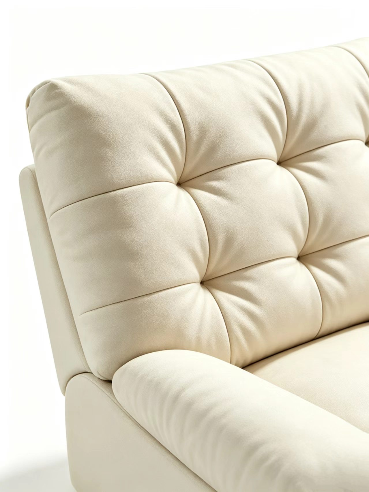 Plume Cloud-Quilted Reclining Chaise Longue