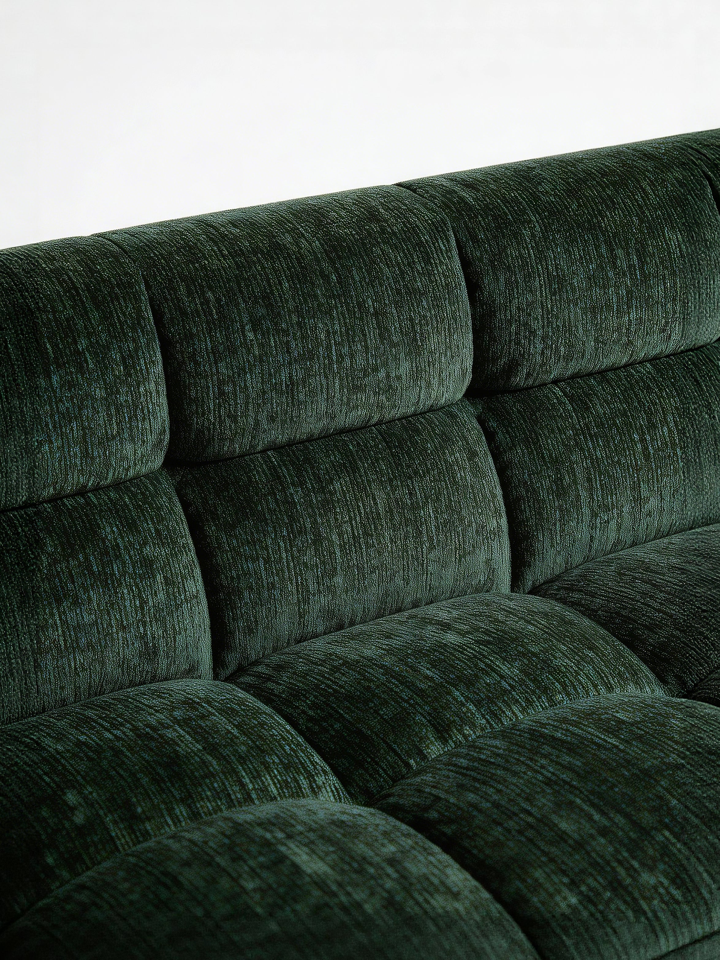 VEIA 3-Seater Emerald Corduroy Sofa