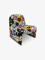 FIORE Floral Slipper Lounge Chair