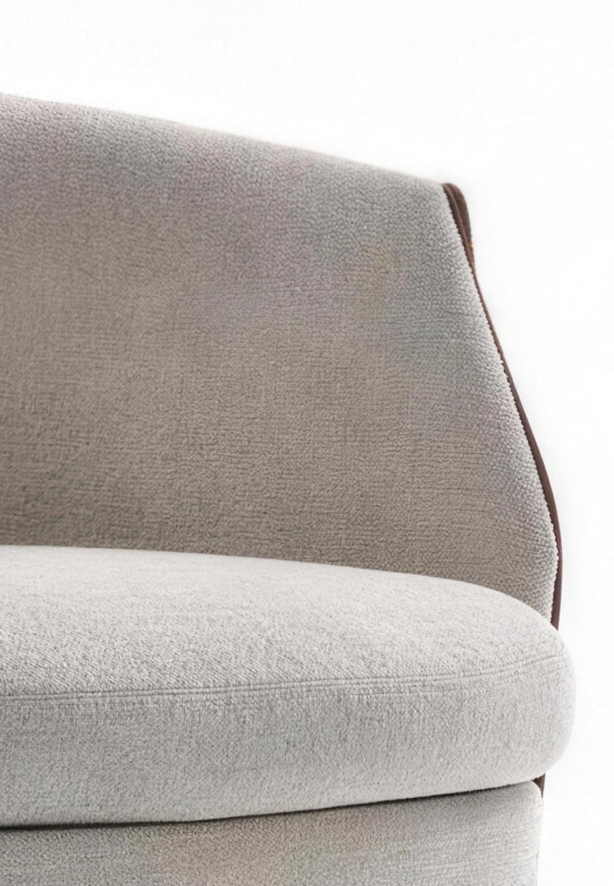 ORINO Saddle Leather Swivel Lounge Chair