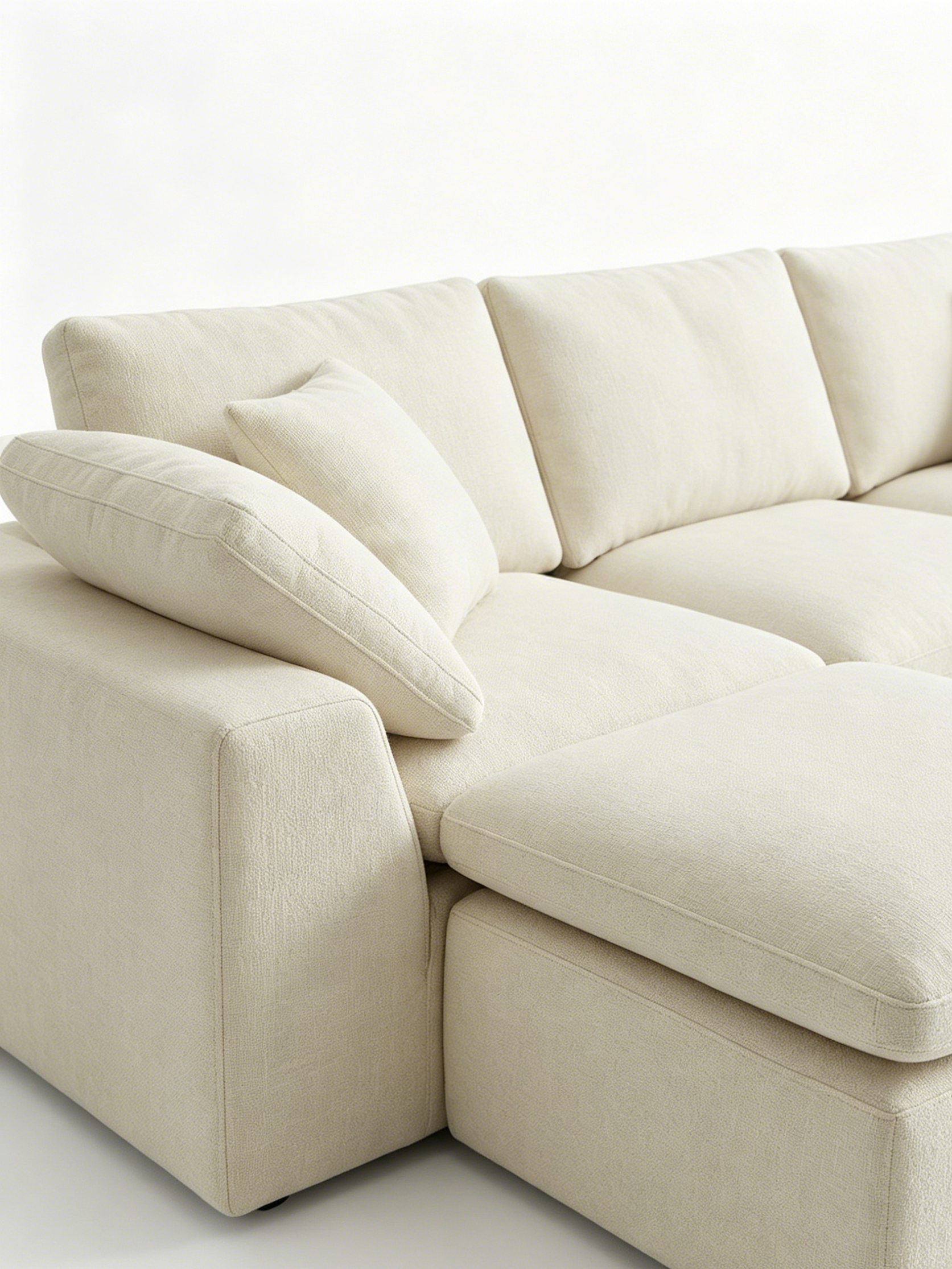 LEENE 4-Seater Modular Sofa with Ottoman