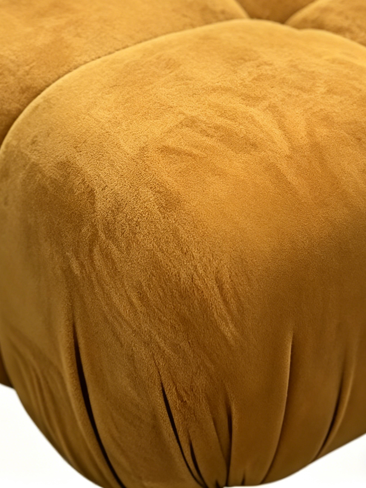BISCUIT Self-Expanding Velvet Ottoman