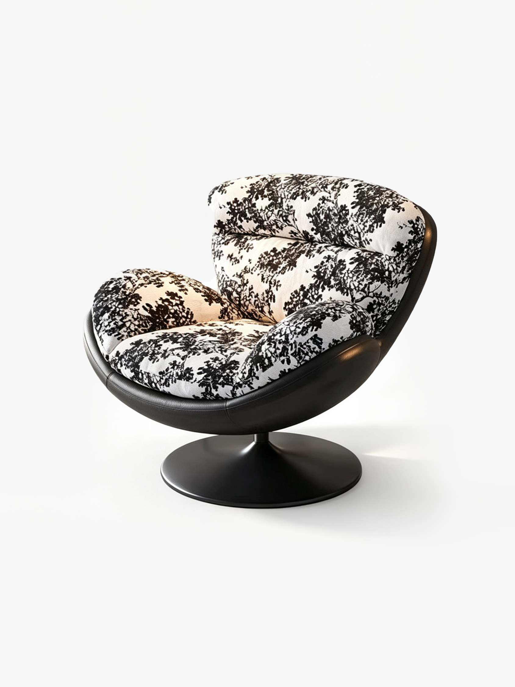 ORLA 360° Swivel Eggshell Lounge Chair