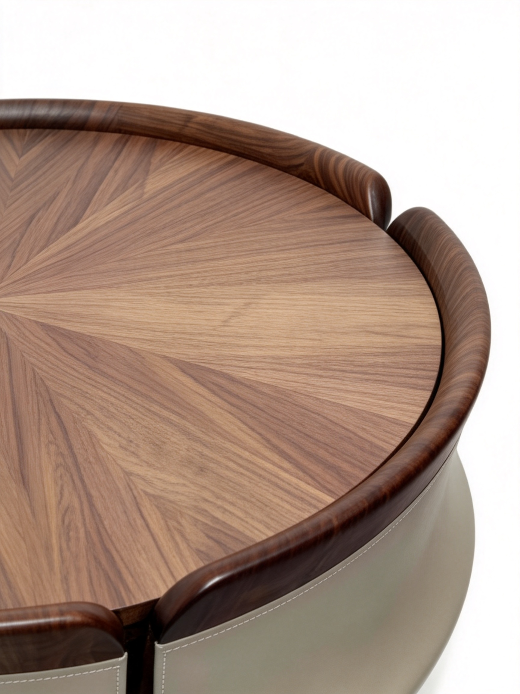 Casacade Walnut Elegance Coffee Table