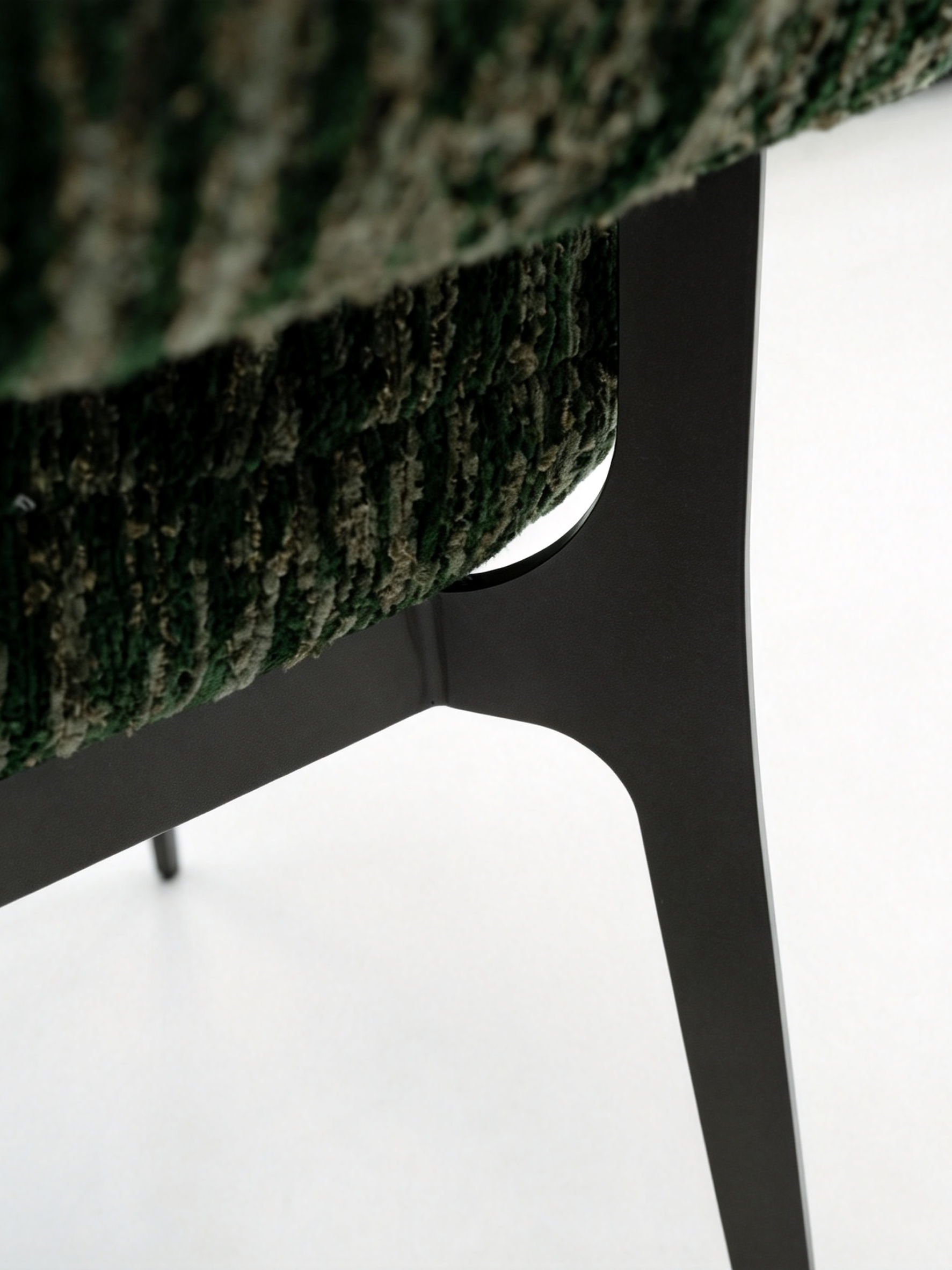 PODIA Dining Chair with Black Titanium Frame
