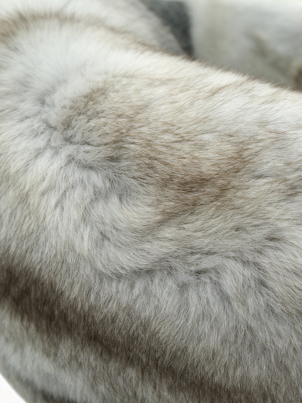 FENNA Fur & Fabric Lounge Chair