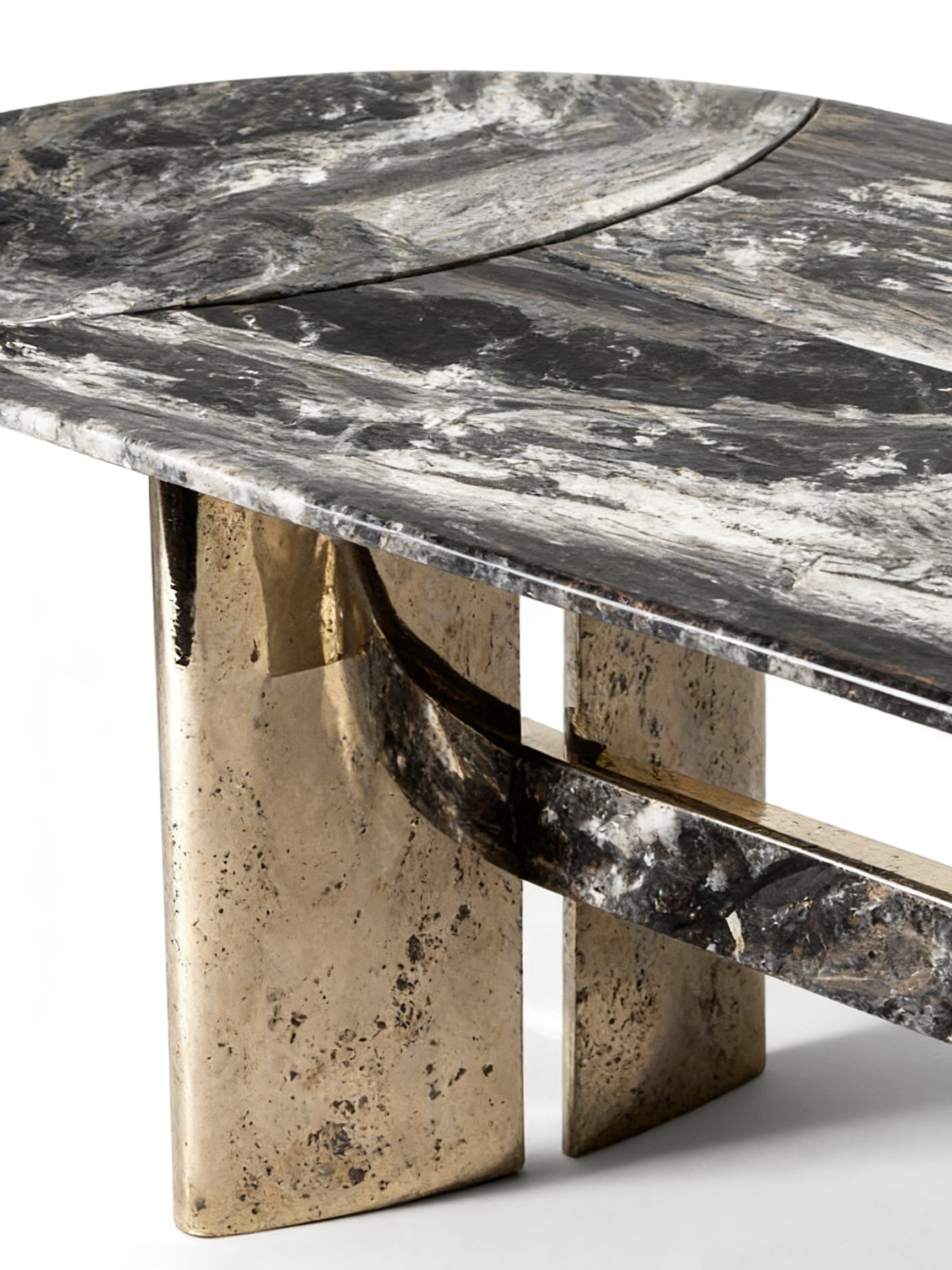 ARNO Venetian Brown Marble Dining Table