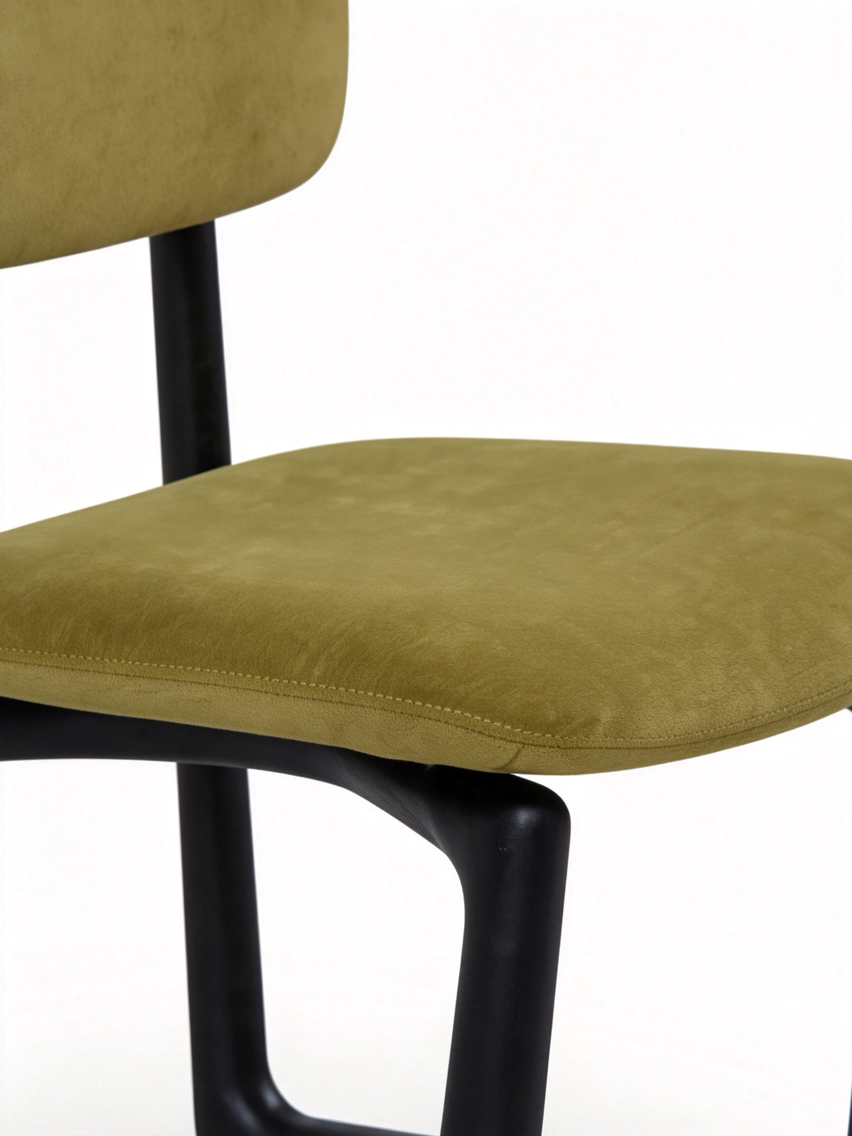 SLED Solid Ash & Fabric Dining Chair