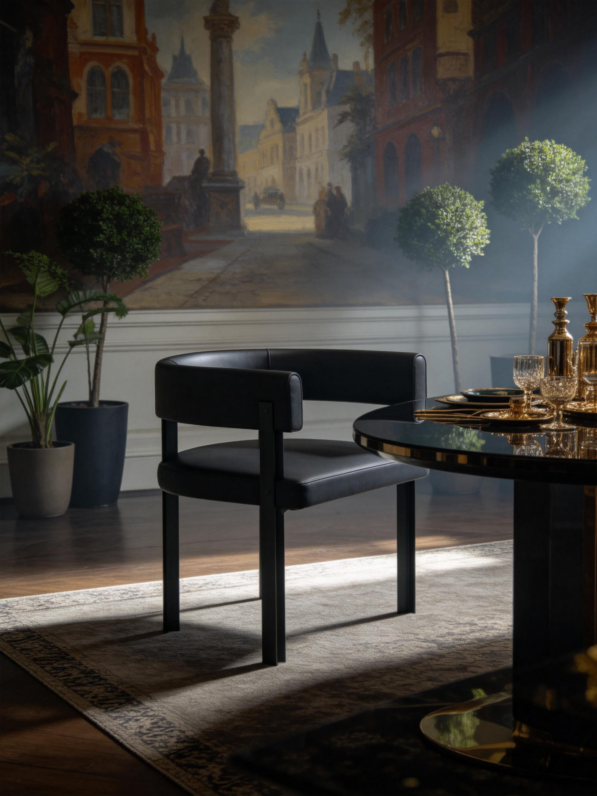 CLOUD Genuine Leather Dining Chair