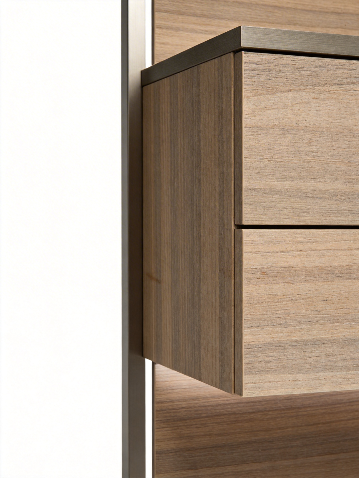 AETHER Tinted Glass & Gentleman Grey Steel Display Cabinet