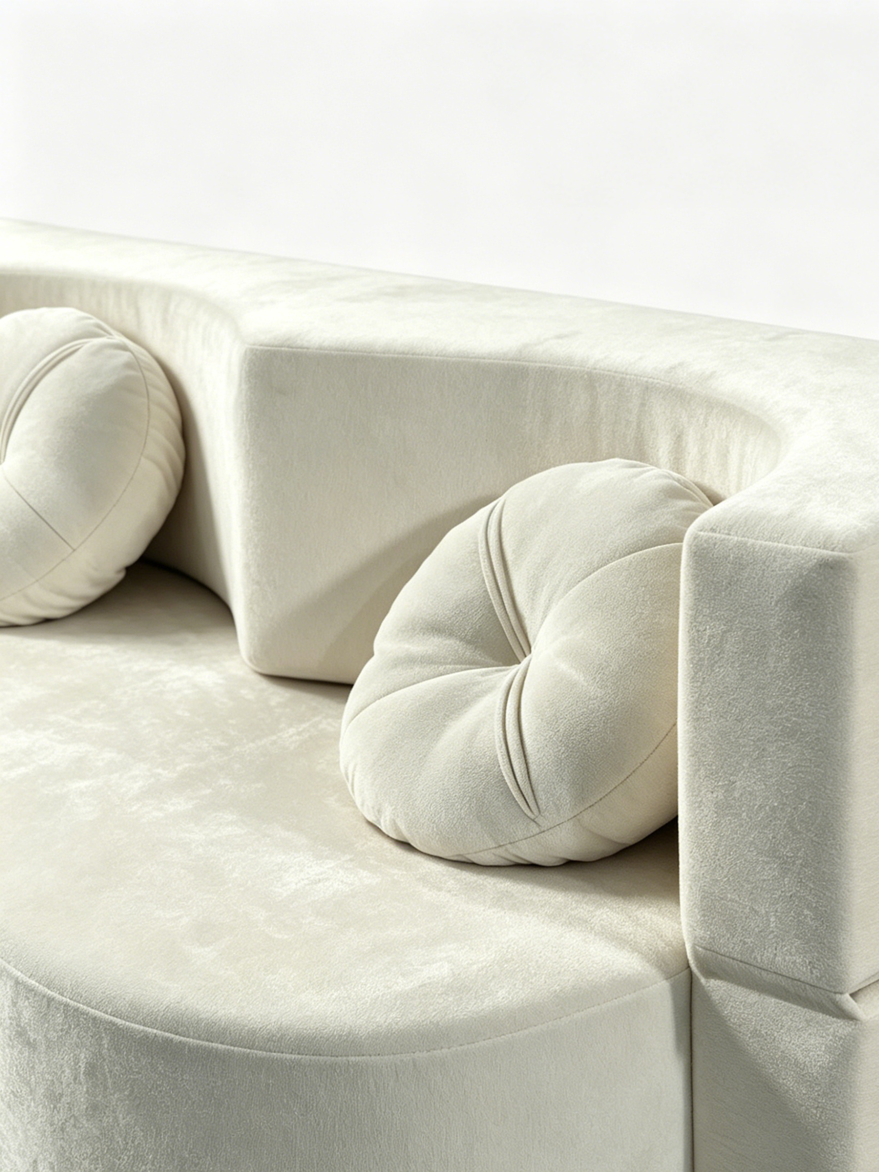 Arc Scandinavian Contemporary Bouclé 3-Seater Sofa