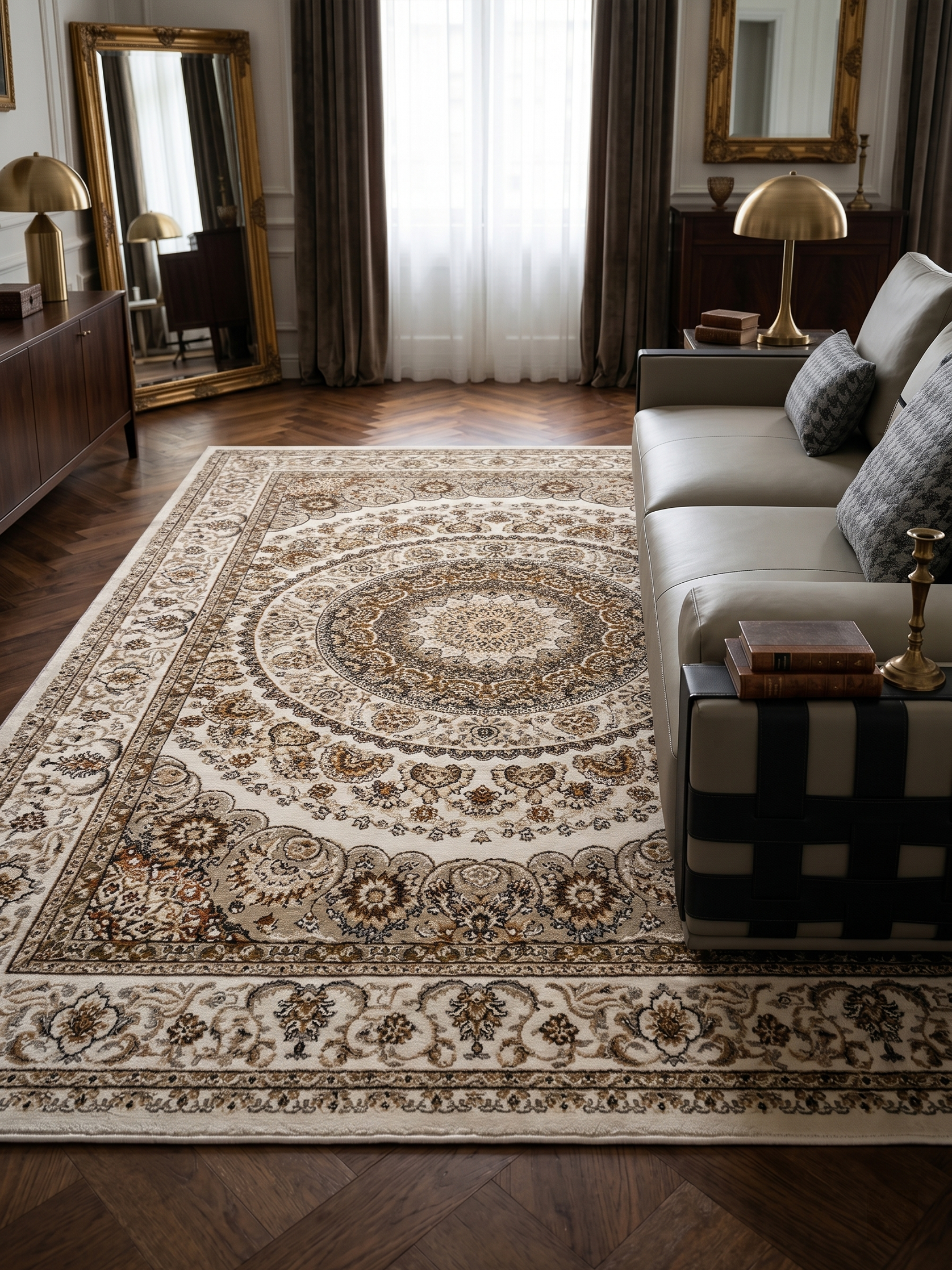 Ornamental Medallion Rug 200 x 290cm