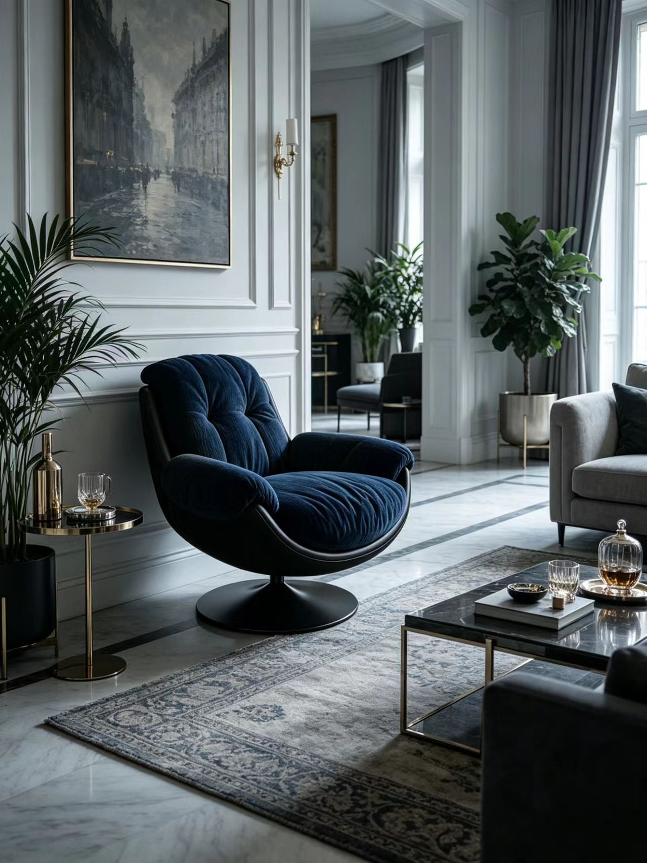 BUBO 360° Swivel Lounge Chair