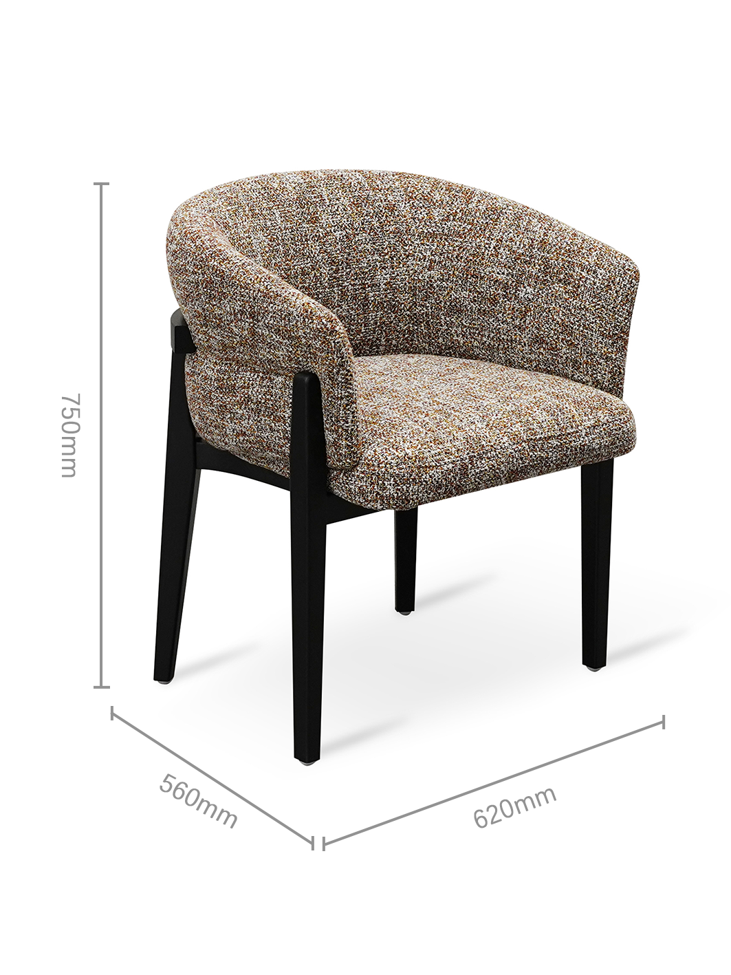 COVE Solid Ash Dining Armchair