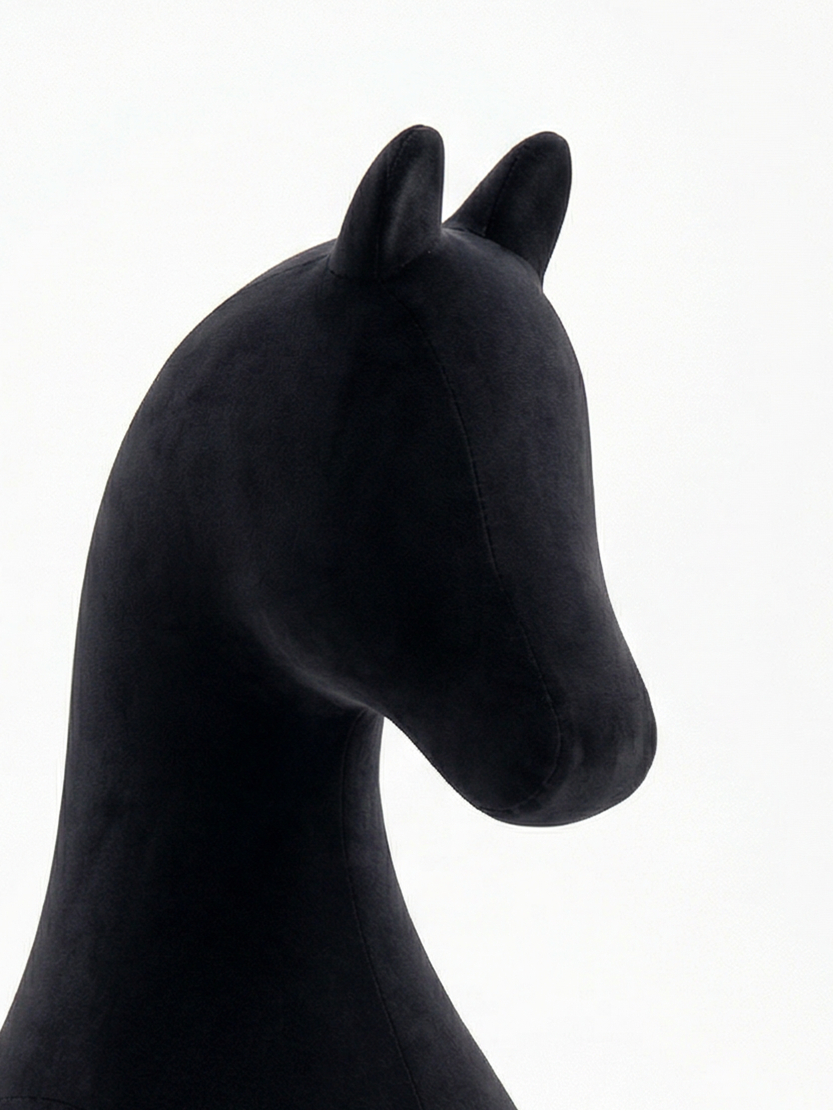 NOIR Horse Velvet Ride-On Stool