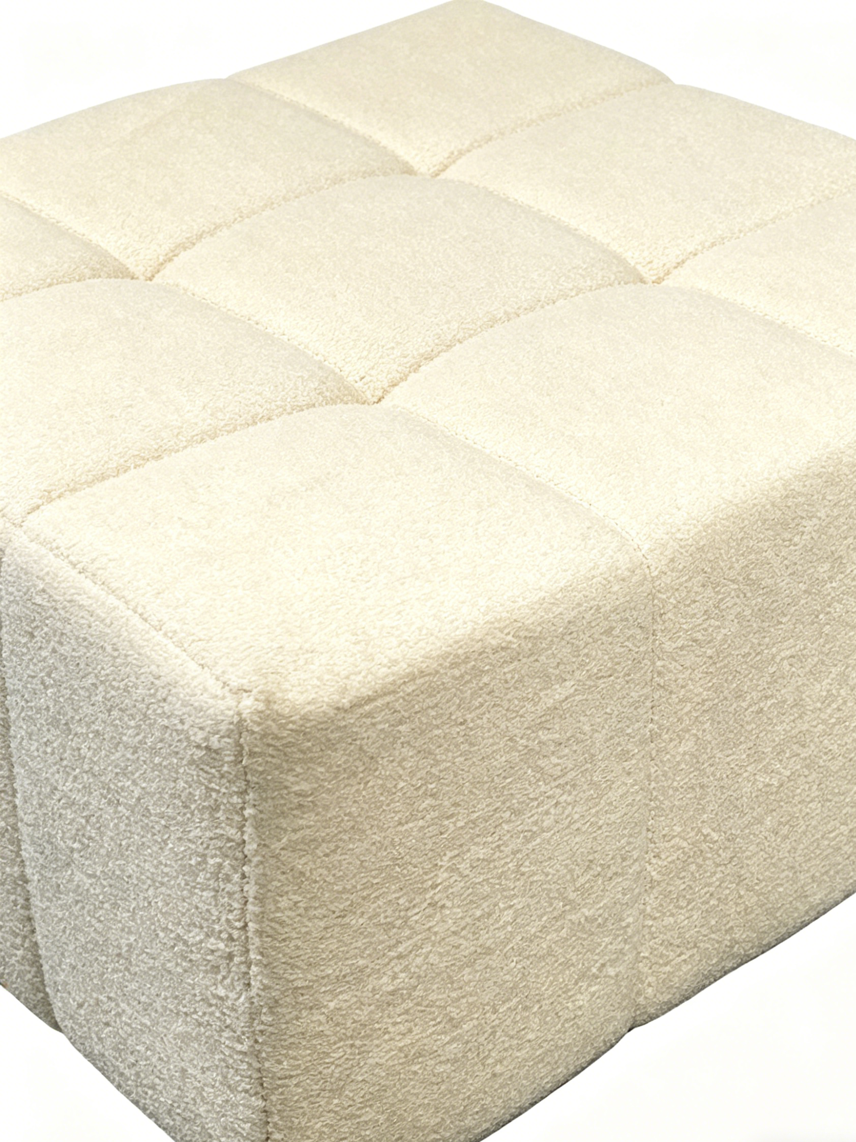 SOFT Self-Expanding Velvet Ottoman
