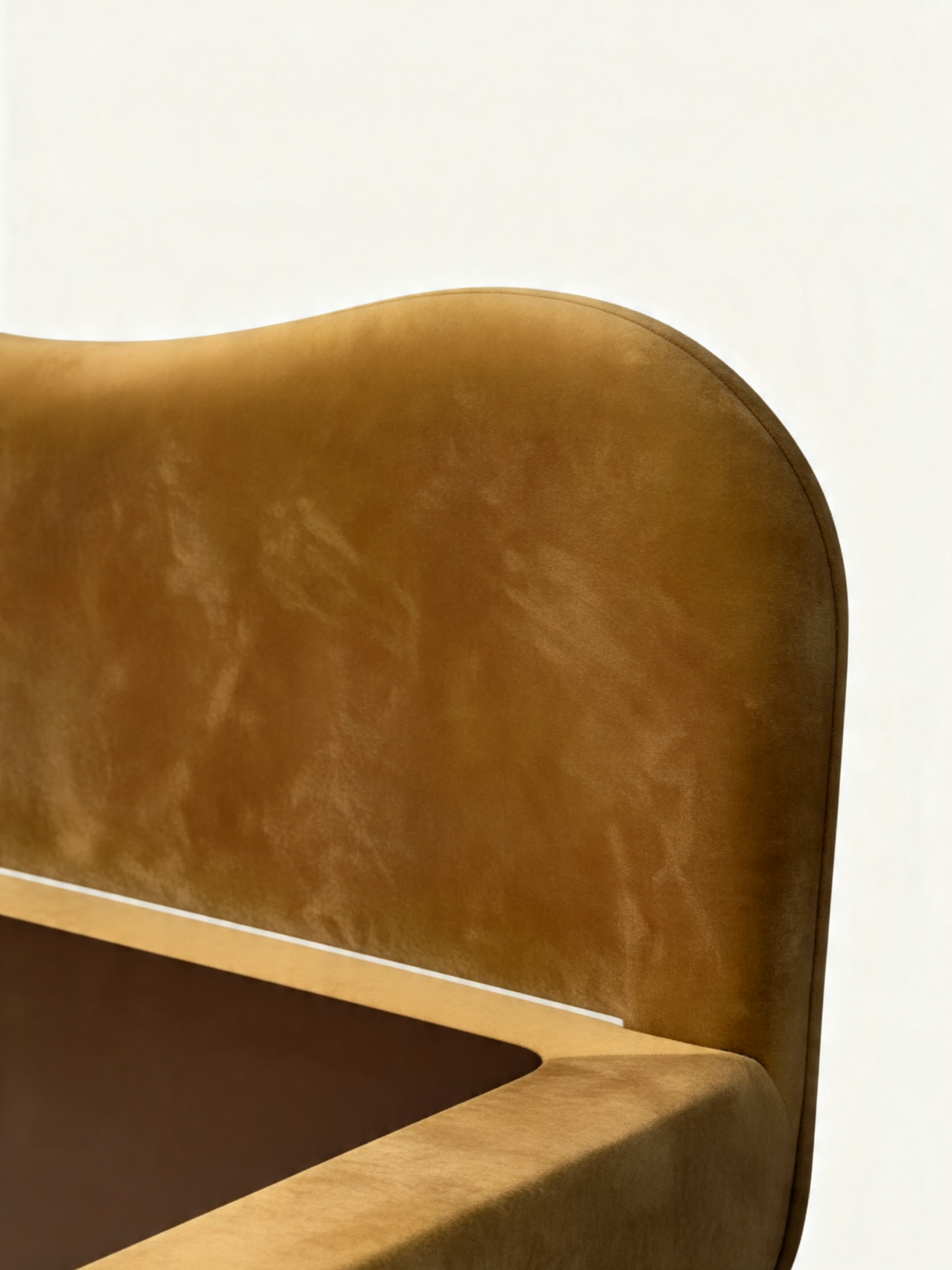 Siena King   Bed  Italian Contemporary Velvet